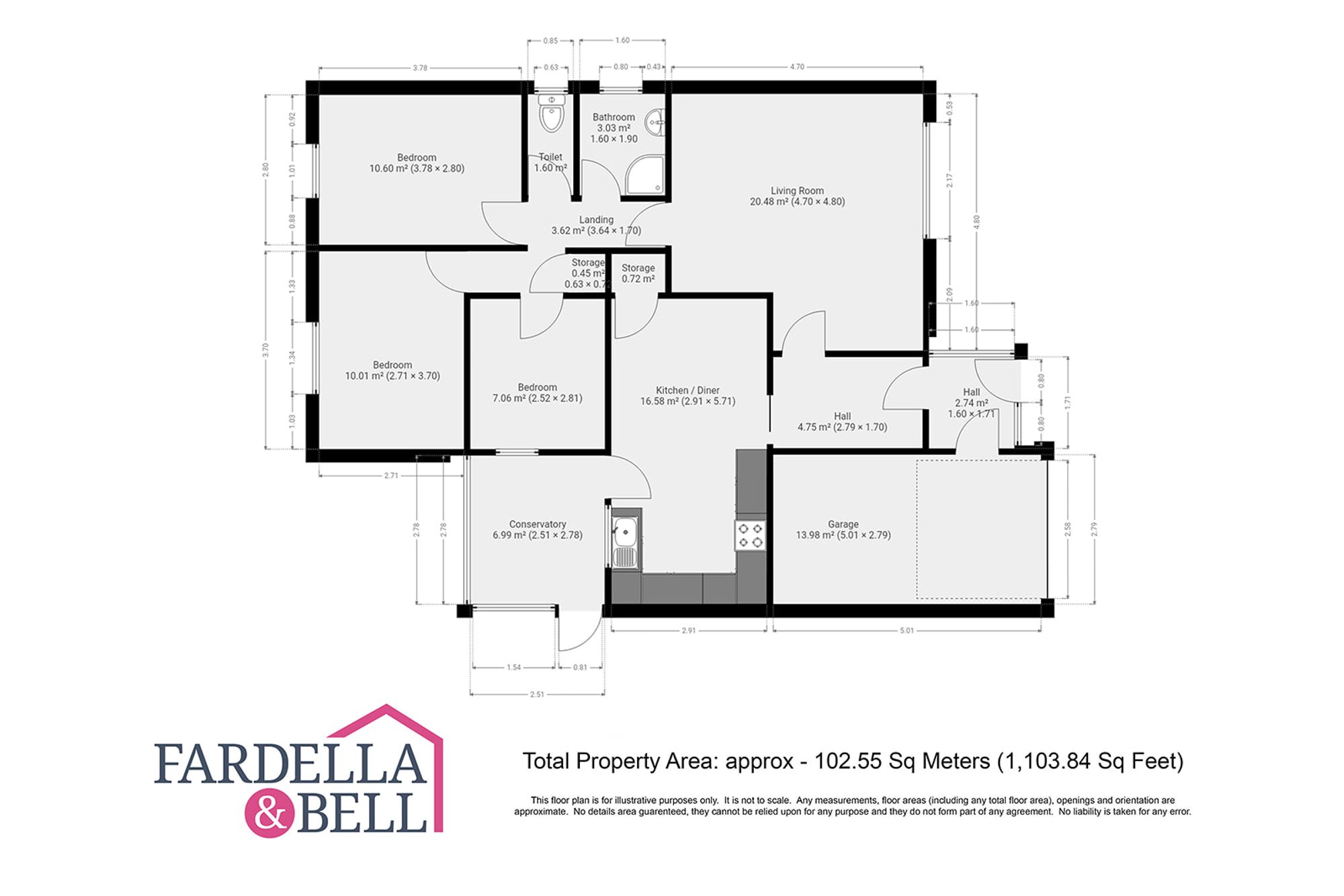 4 Martin Fields, Burnley floorplan