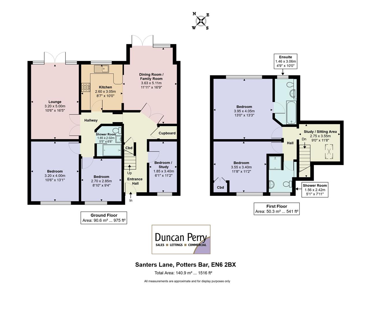 46, Santers Lane, Potters Bar floorplan