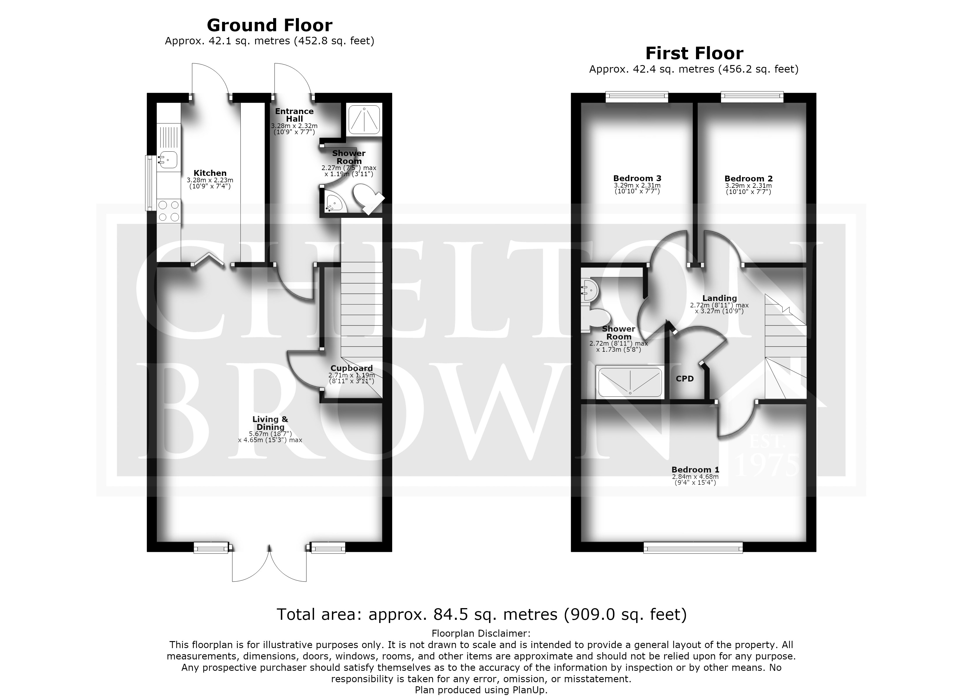 26, The Roundel, Overstone floorplan