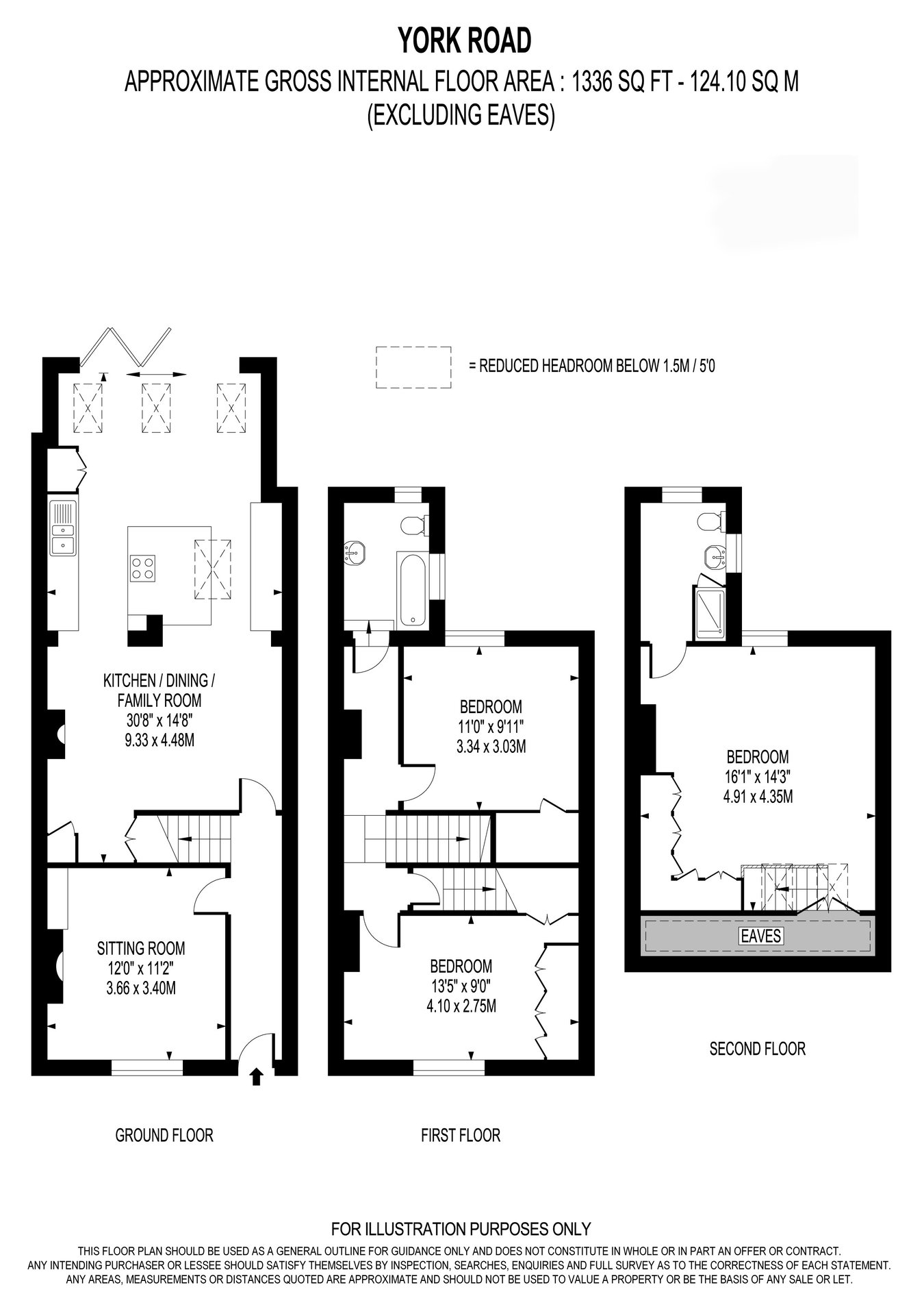 38, York Road, Weybridge floorplan