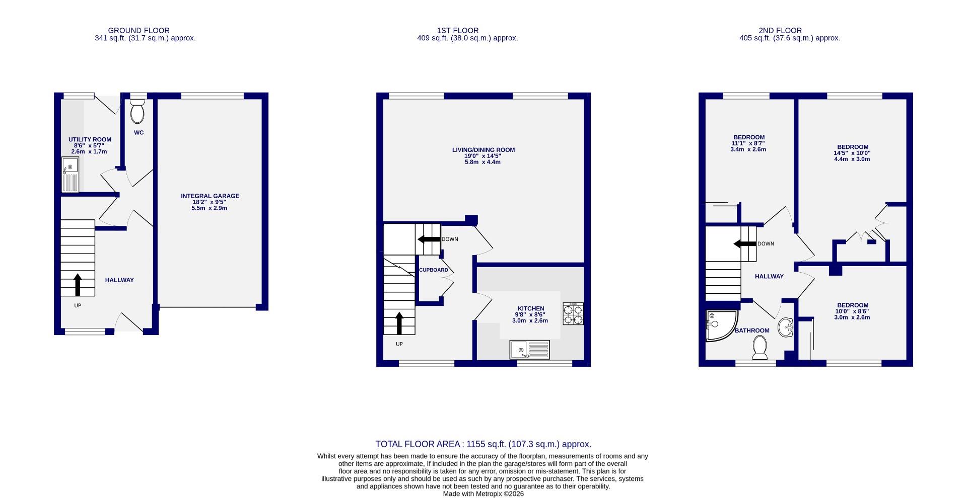 27, Ashfield Court, York floorplan