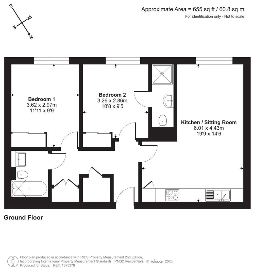 21, Trinity Court, Exeter floorplan