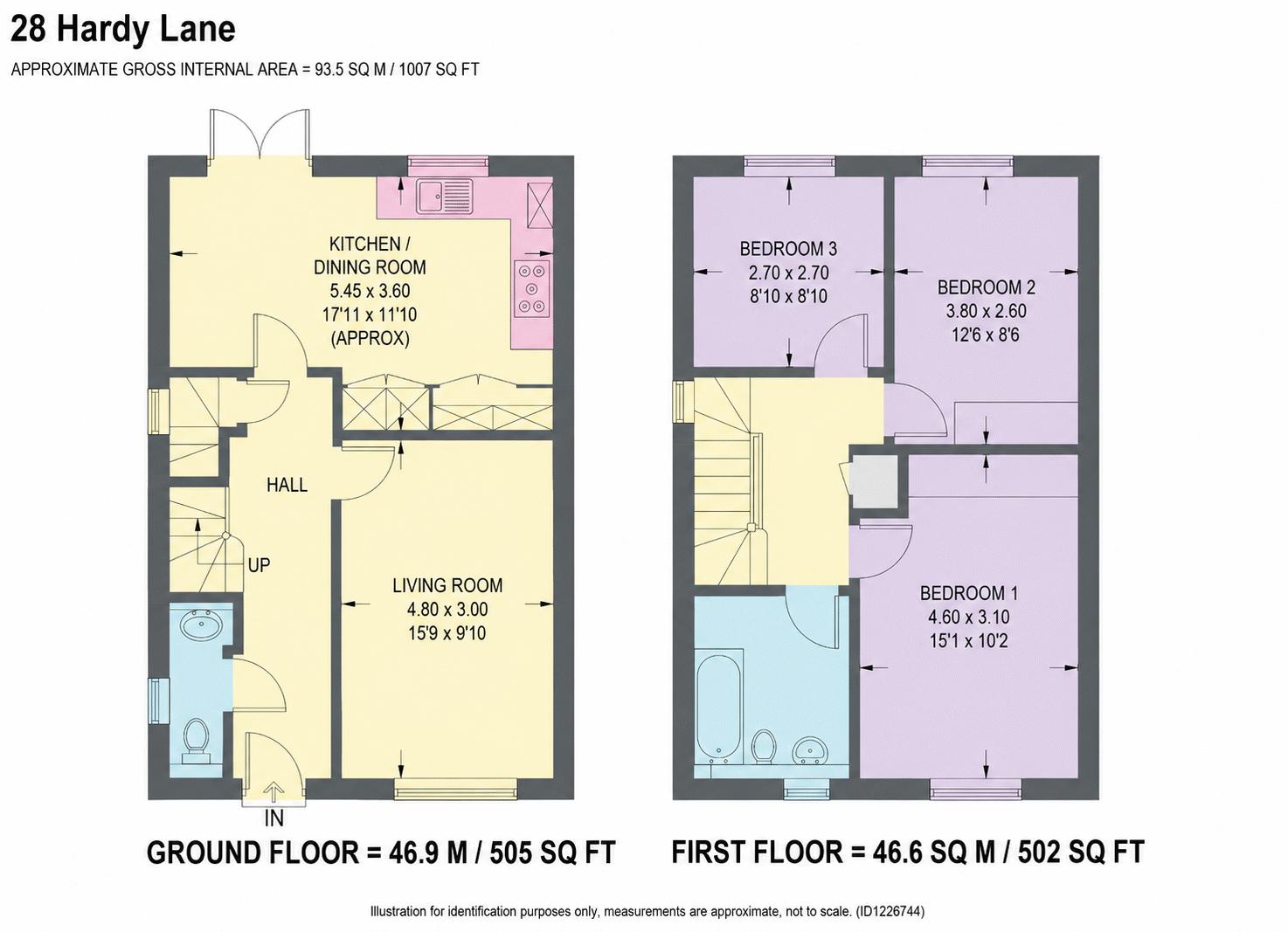 Hardy Lane, Chesterfield floorplan