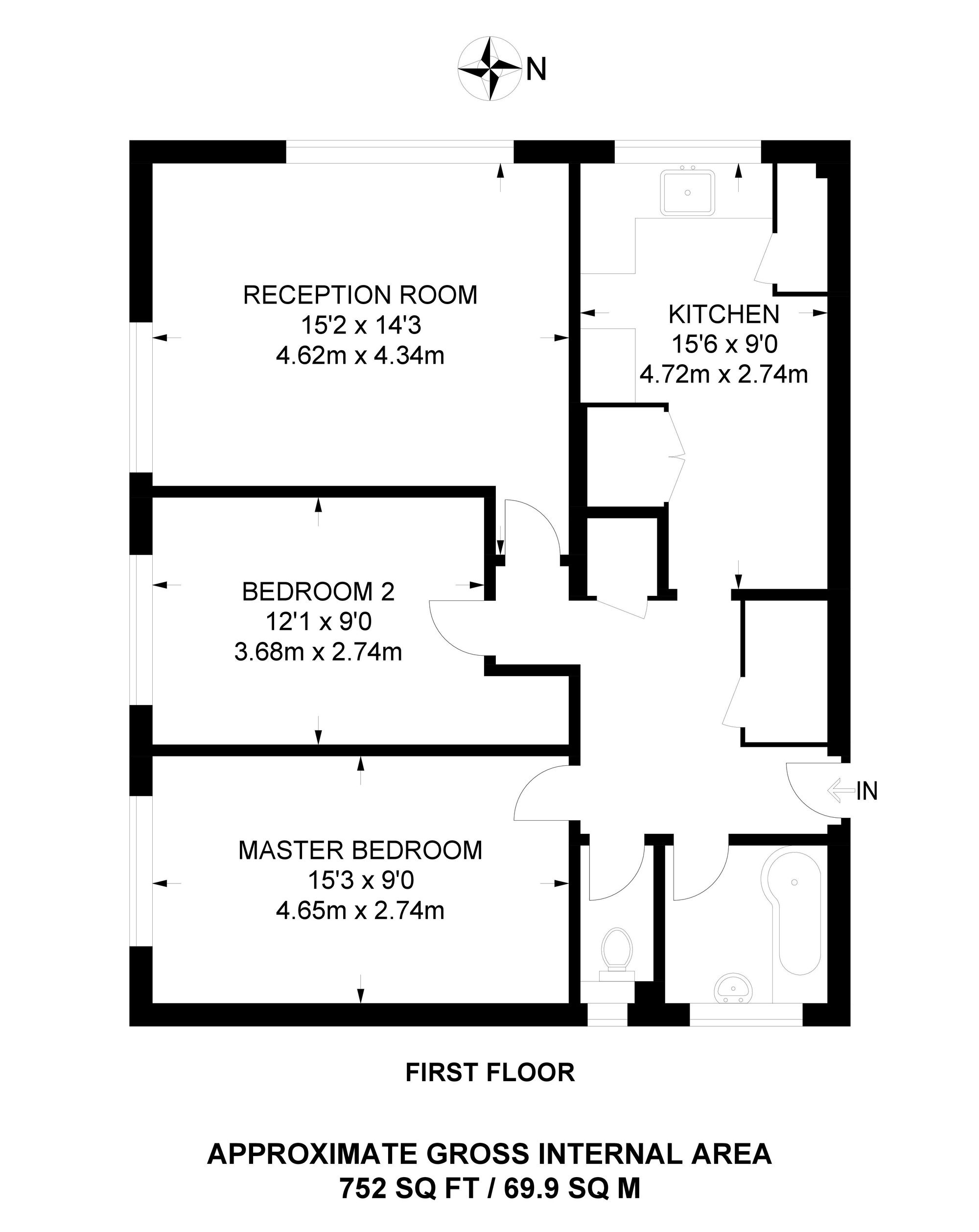 229a Worsley Bridge Road, Beckenham floorplan