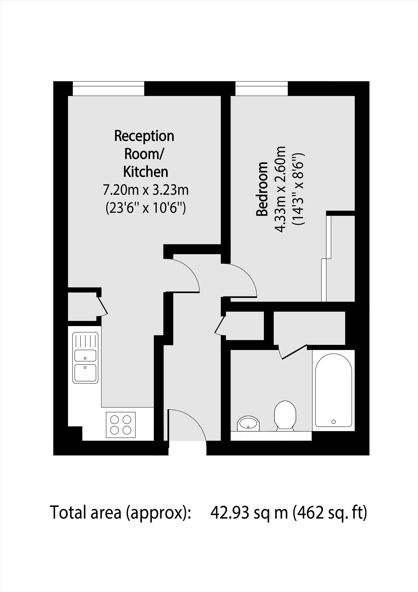 Agate Close, London floorplan