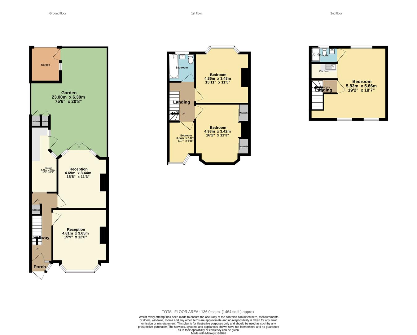33, Connaught Gardens, London floorplan