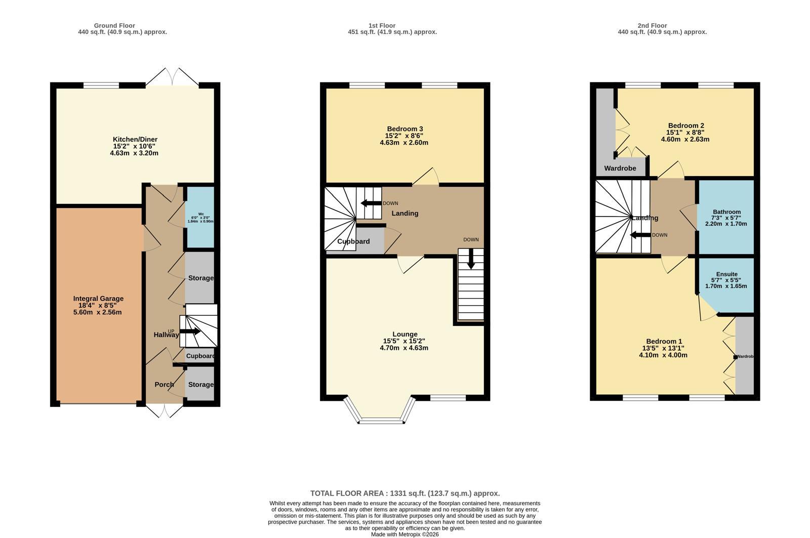 Calvert Drive, Dartford floorplan