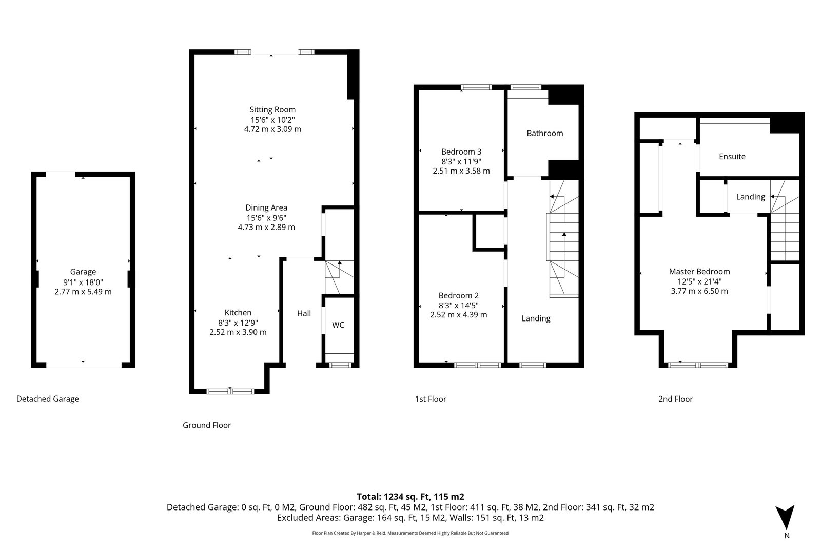 75, Croxden way, Daventry floorplan