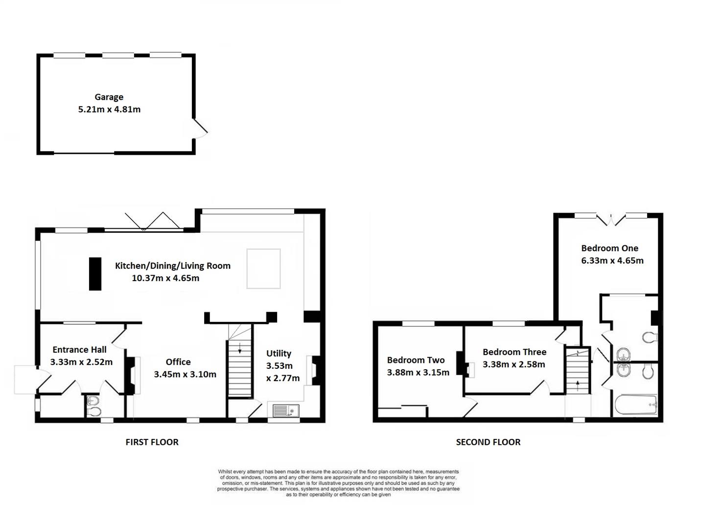 Winton Cottage, Pymore Lane, Bridport floorplan
