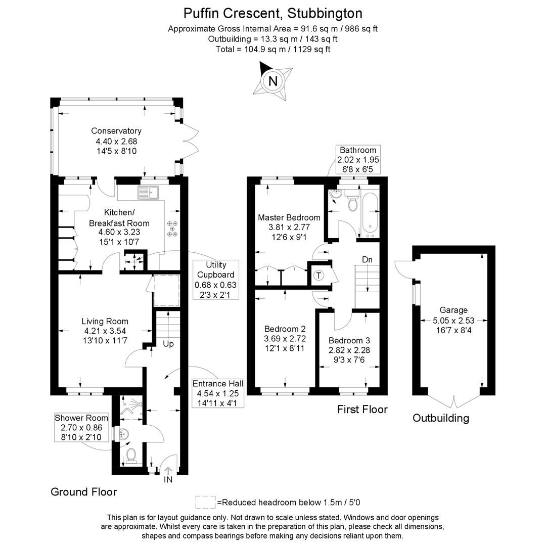 40, Puffin Crescent, Fareham floorplan