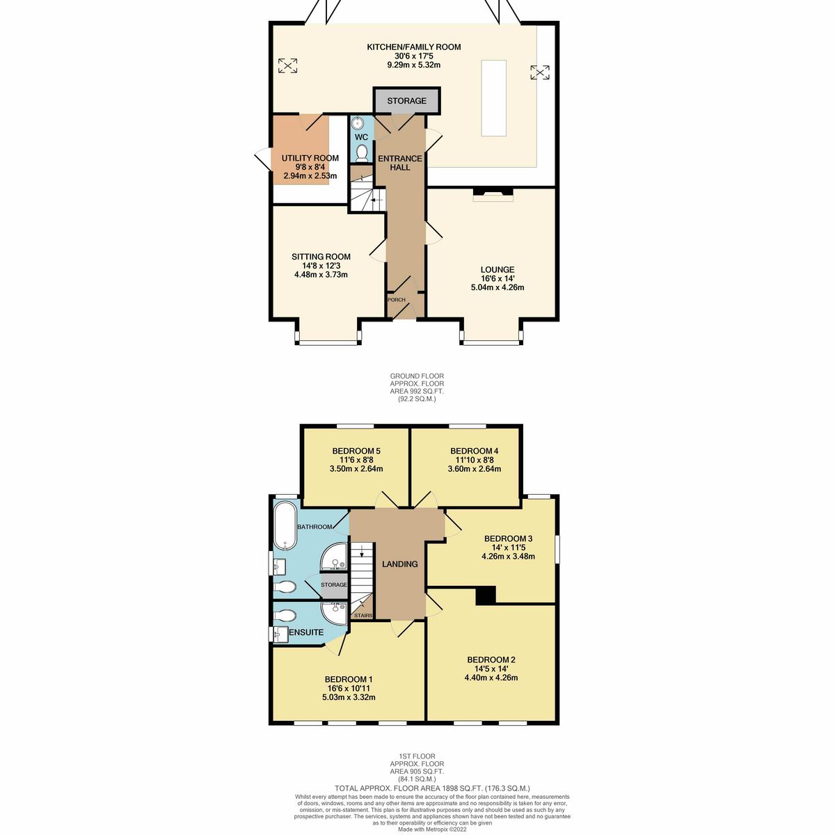 3, York Road, Ashingdon floorplan