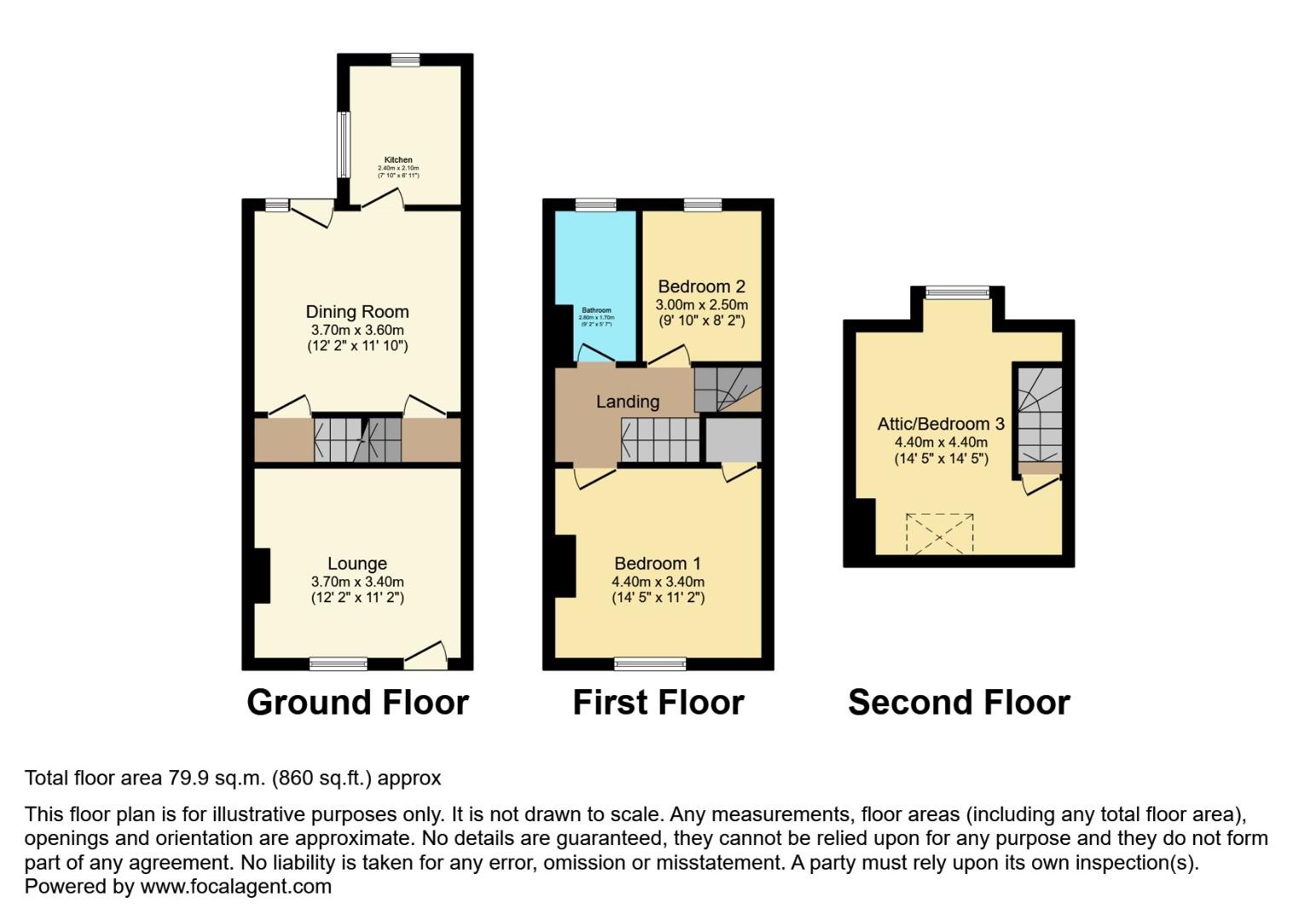 75, Rock Street, Sheffield floorplan