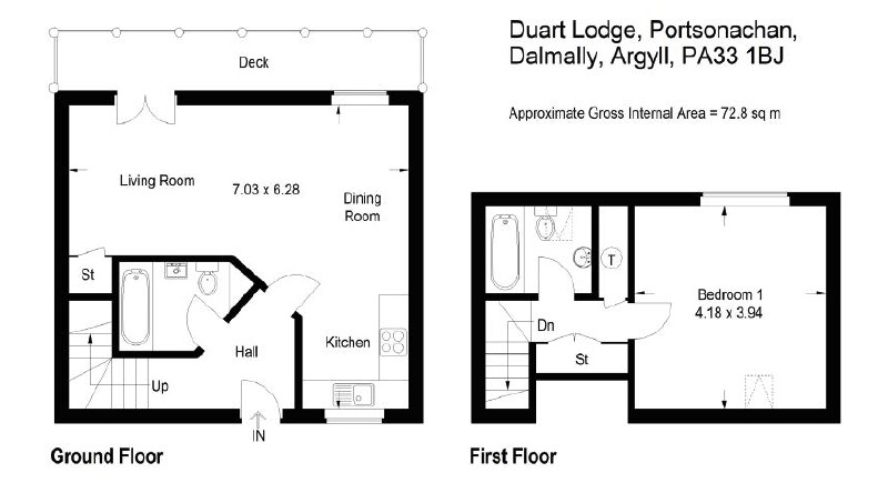 Duart Lodge, Dalmally floorplan