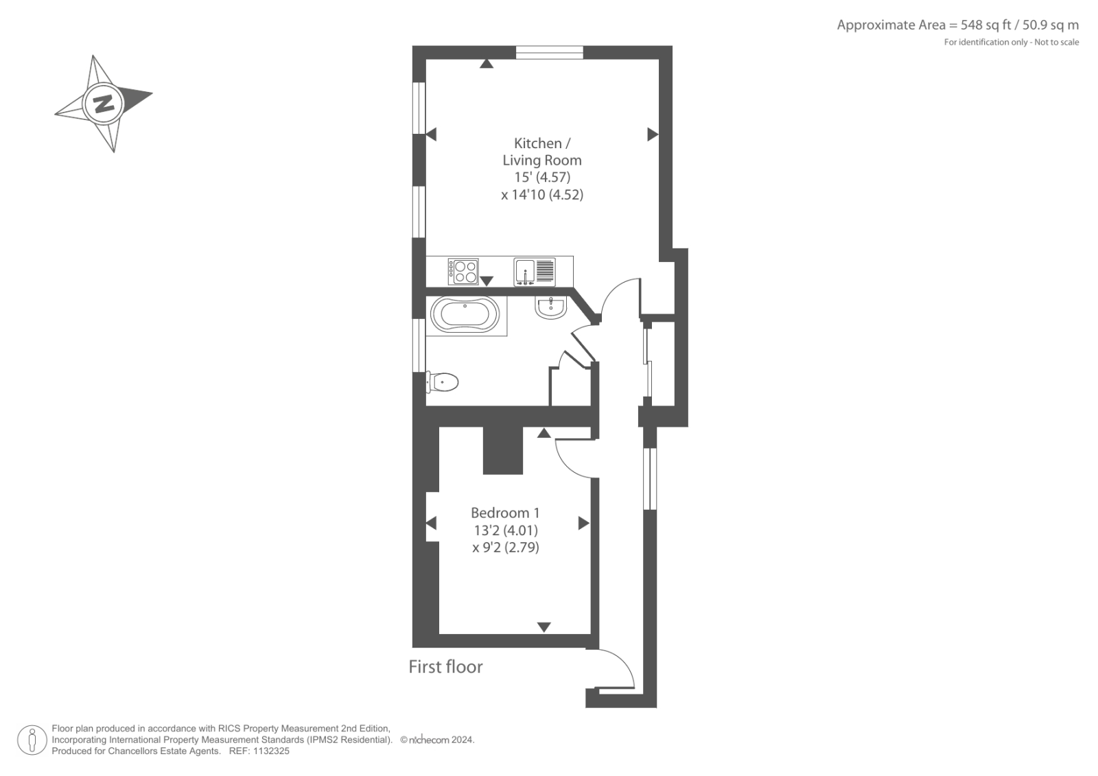 Flat A, 79, High Street, Witney floorplan