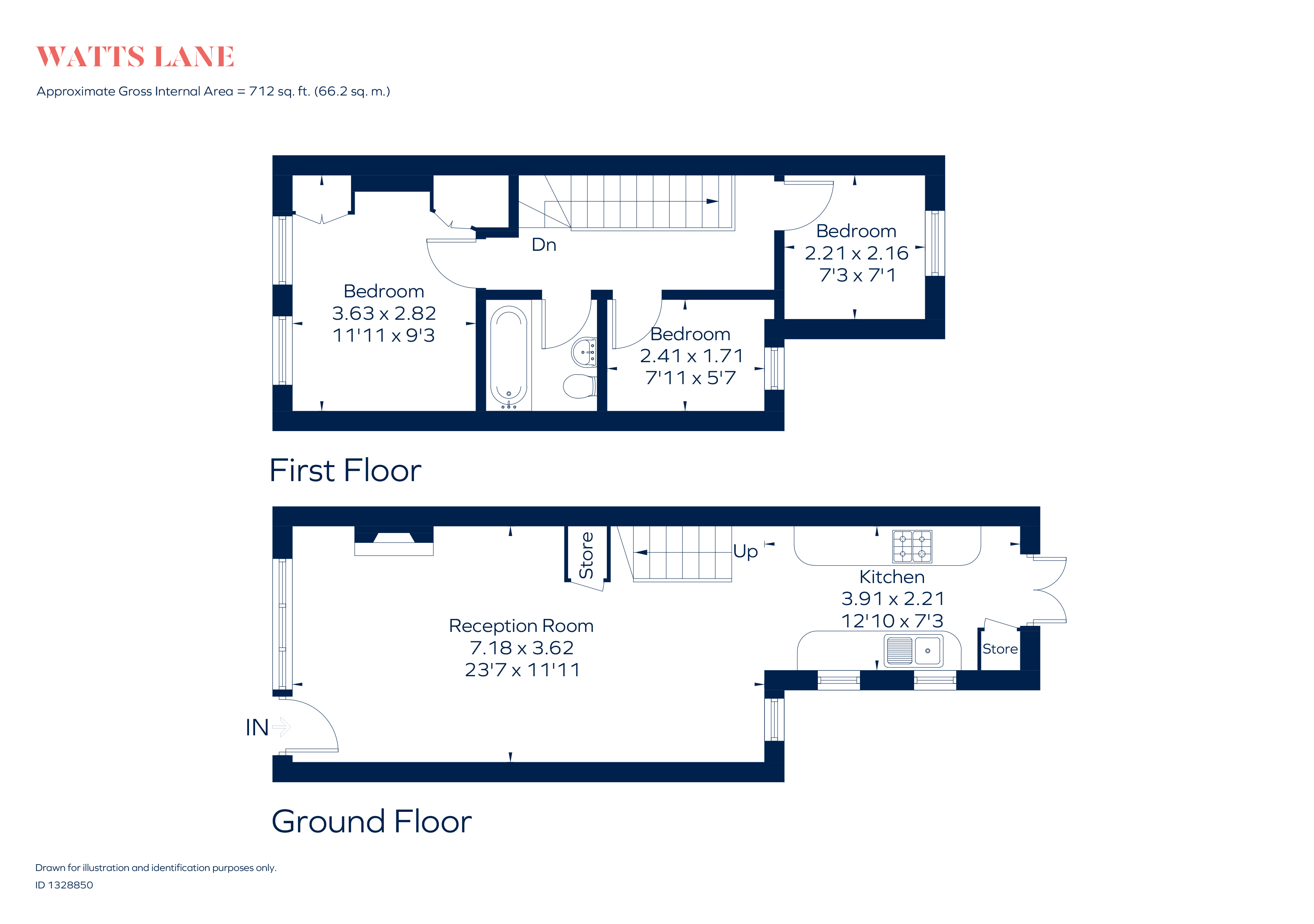 23, Watts Lane, Teddington floorplan