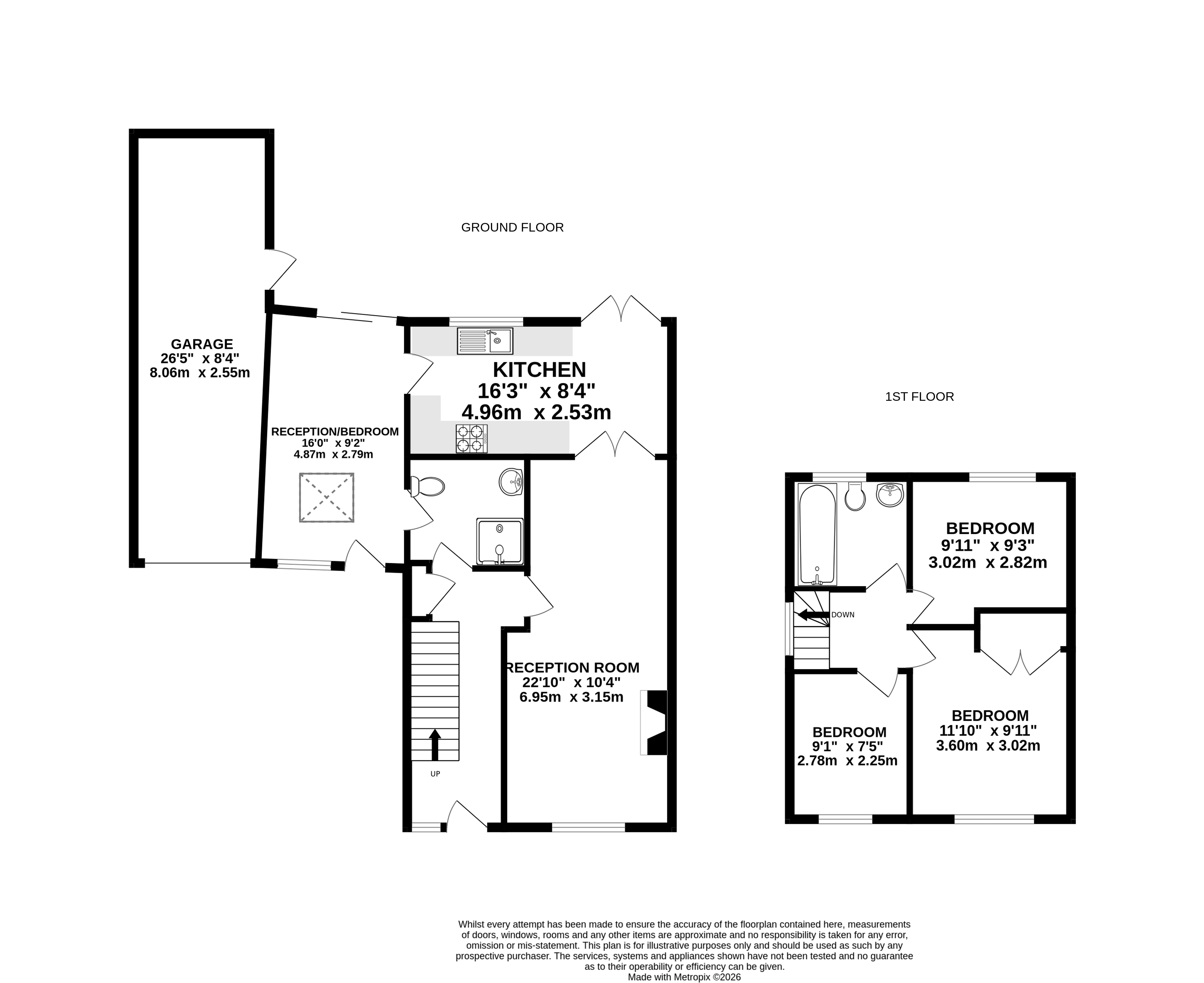 21, Robert Way, Mytchett floorplan