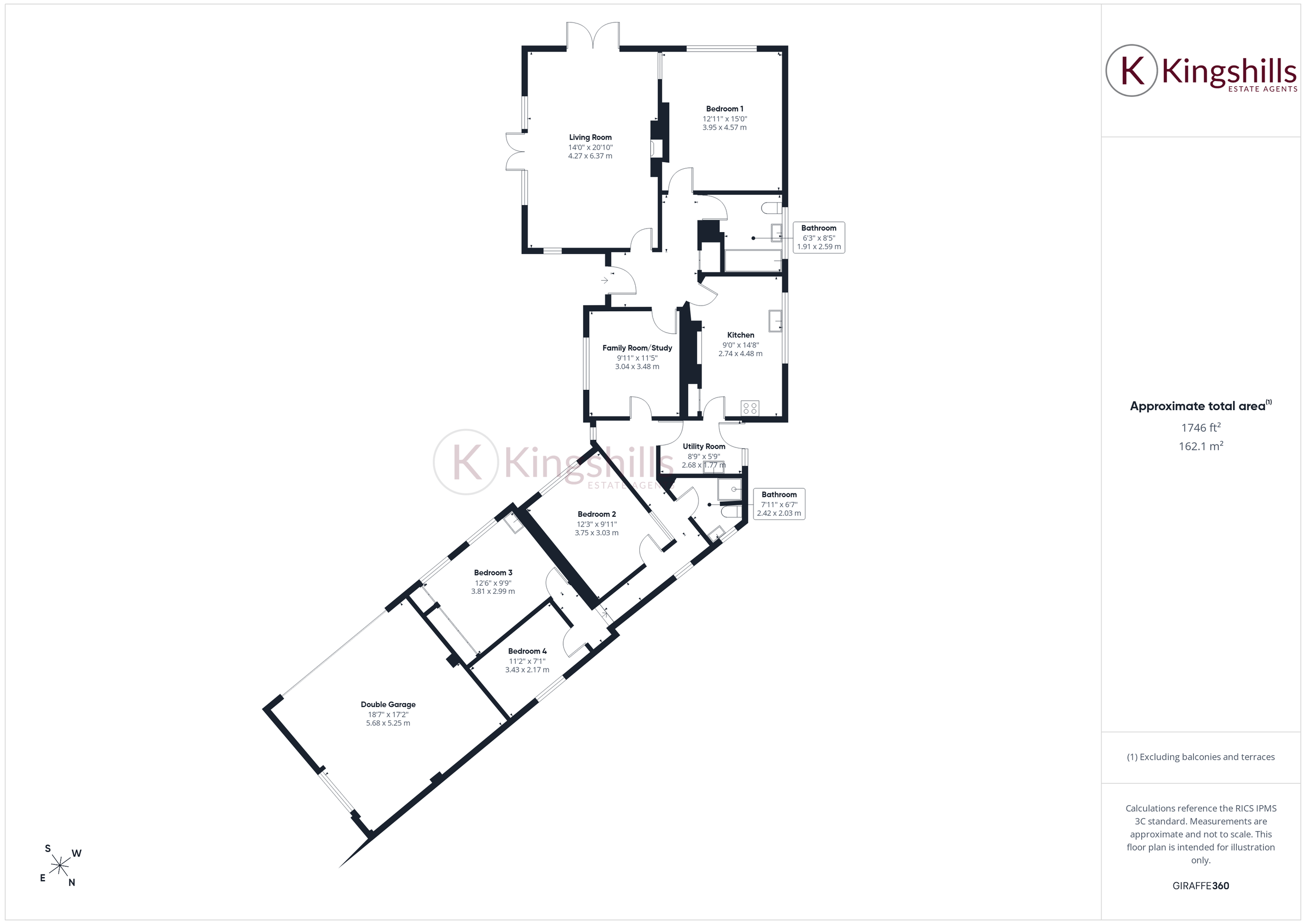 Farthings, Great Kingshill floorplan