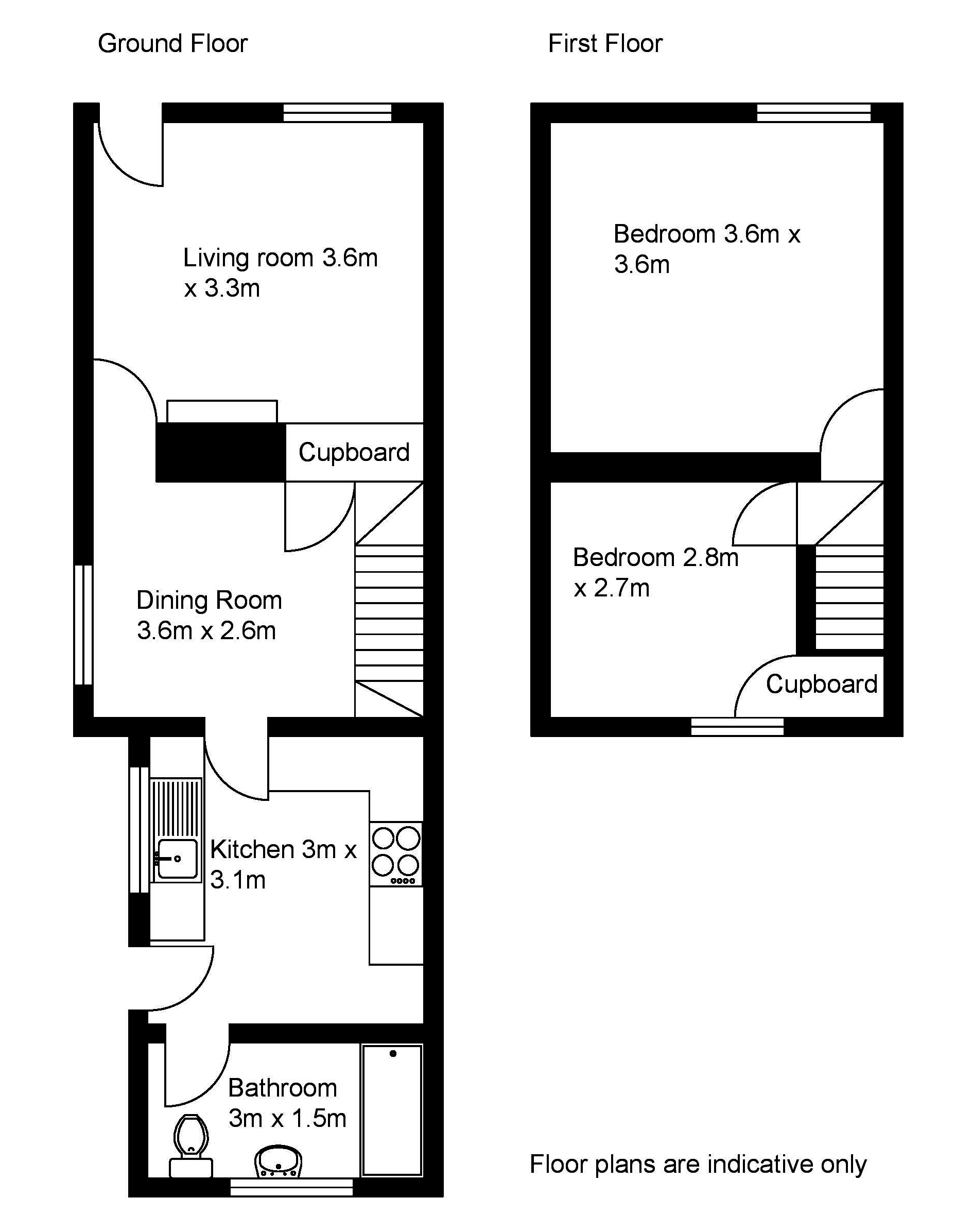 2 Bedrooms Semi-detached house to rent in Coleford Bridge Road, Mytchett, Camberley GU16