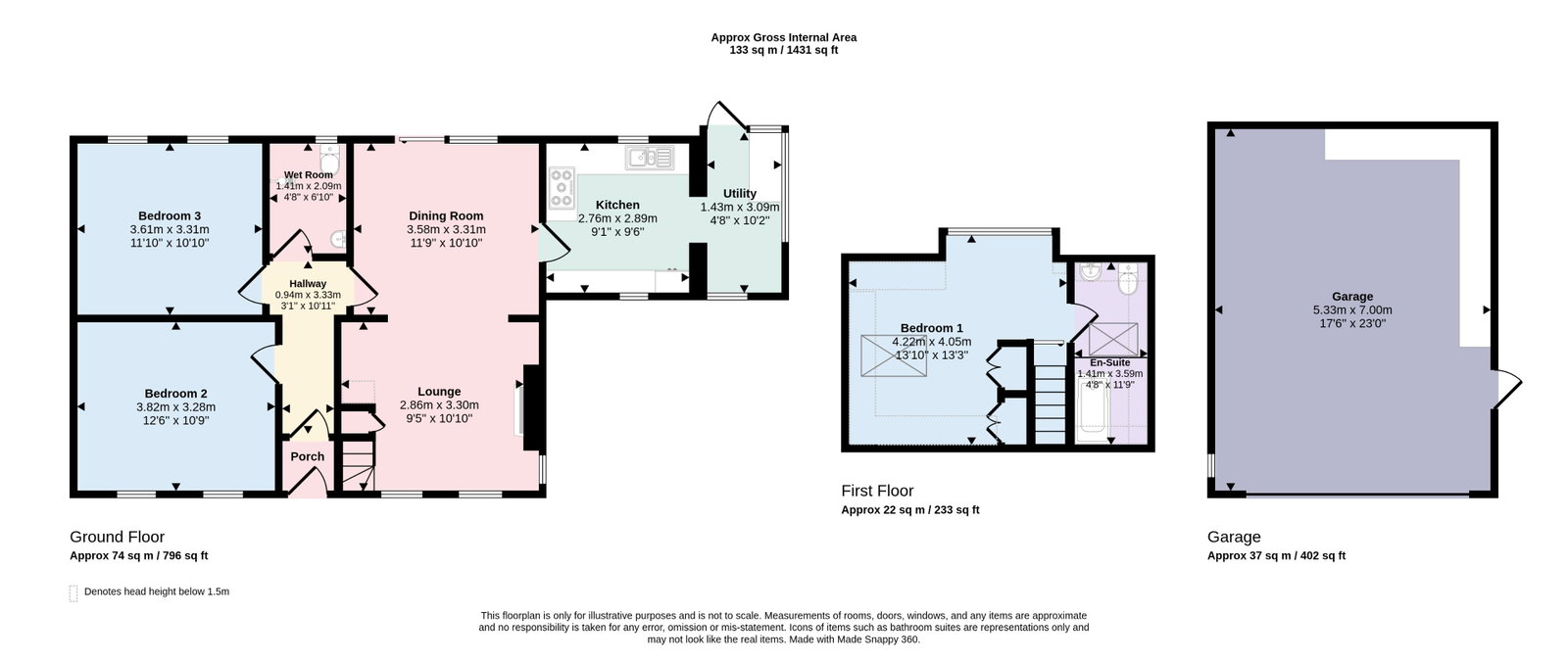 St Dennis, Park Lane, Plymouth floorplan