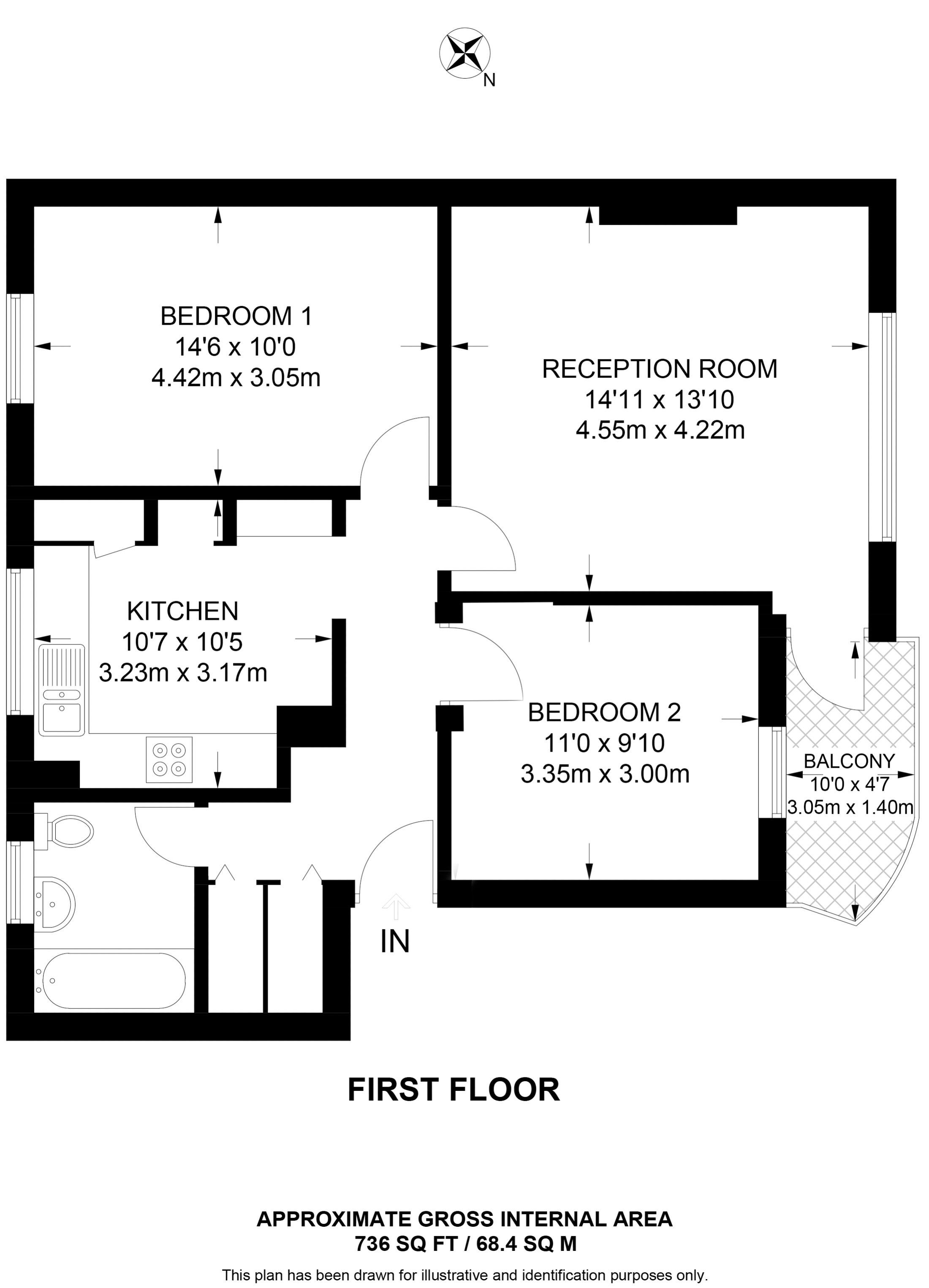 Albury Court, Sutton SM1, 2 bedroom flat for sale 62728762