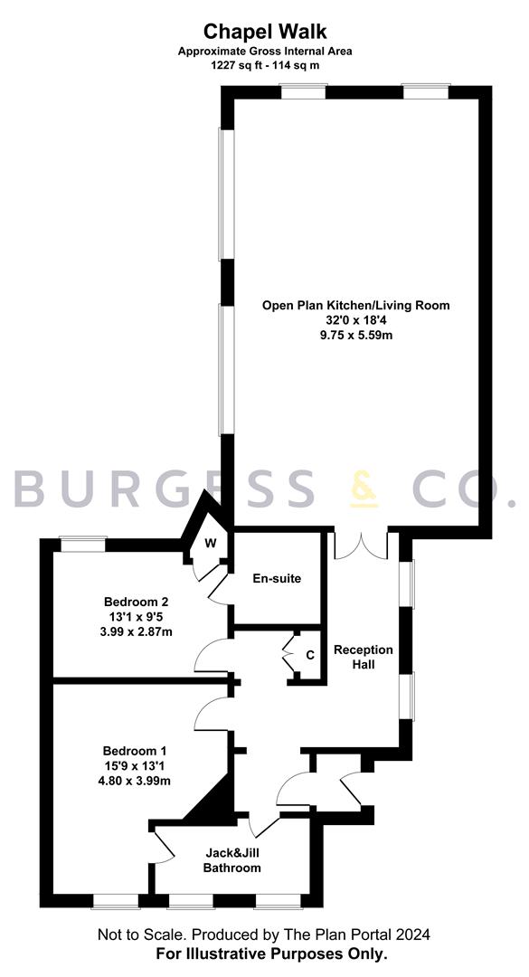 7 The Chapel, Chapel Walk, Bexhill-On-Sea floorplan