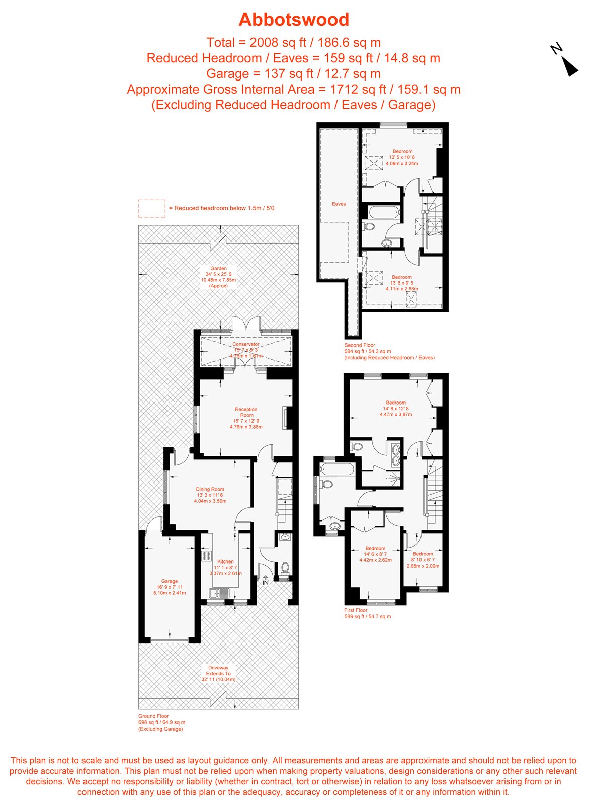 63, Abbotswood Road, London floorplan