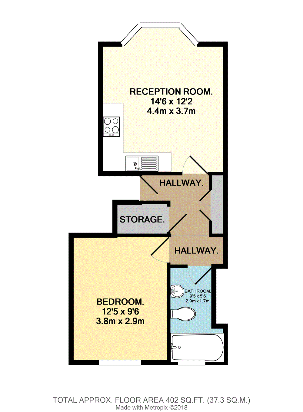 1 Bedrooms Flat to rent in Dean Lane, Southville, Bristol BS3