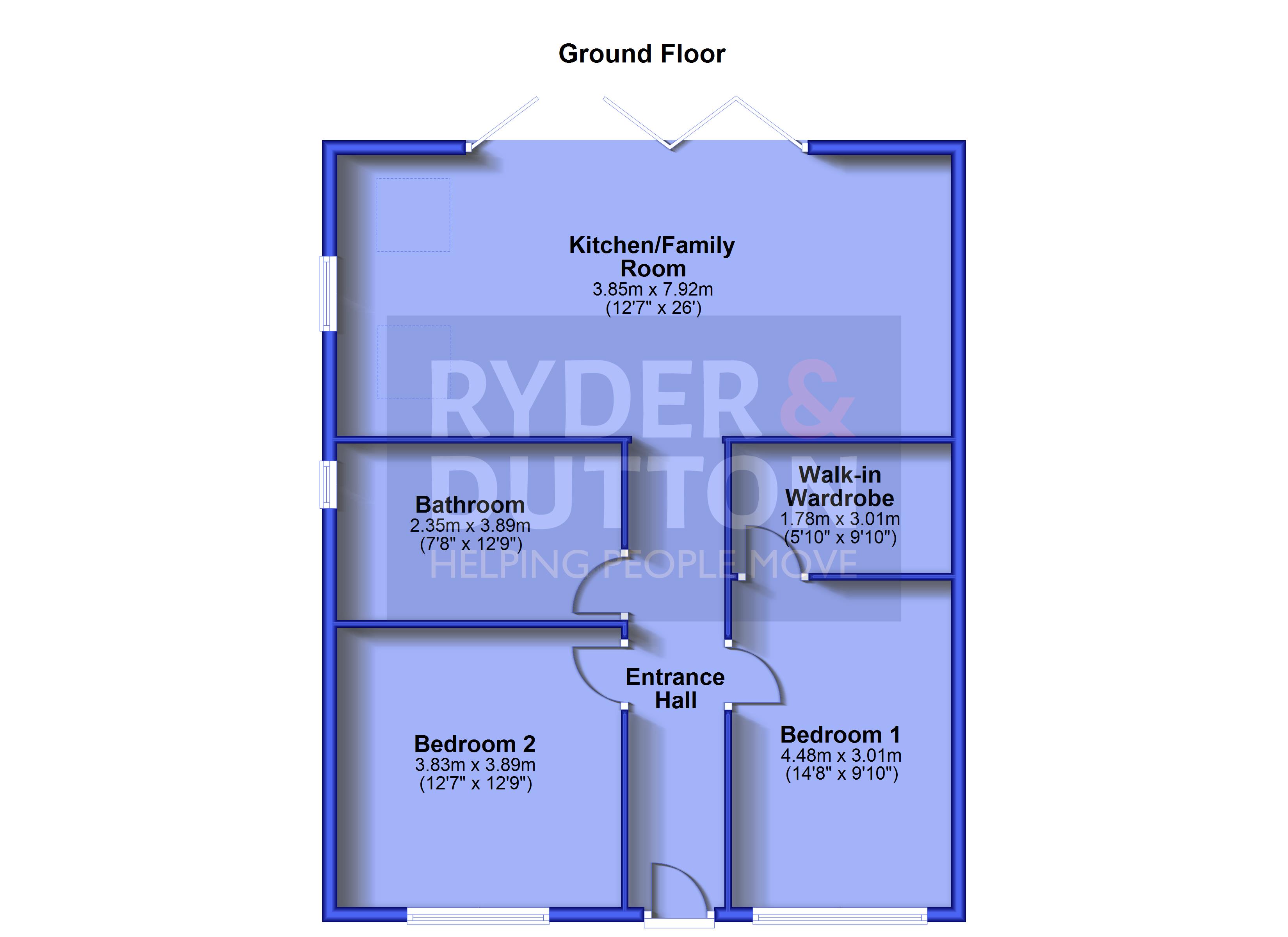 5, Coniston Close, Oldham floorplan