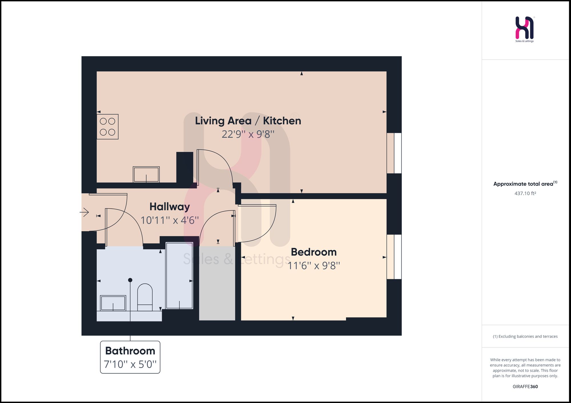 2508B Media City, Michigan Point Tower B, Salford floorplan