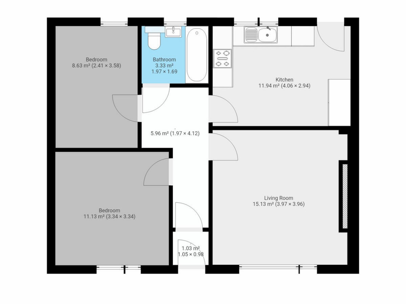 48, Commerce Street, Lossiemouth floorplan