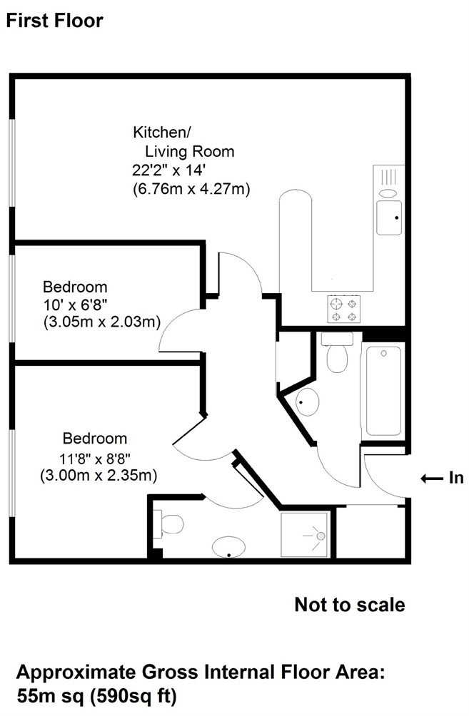 2 Bedrooms Flat for sale in Cranbourne Court, 42 Terrace Road, Walton-On-Thames, Surrey KT12