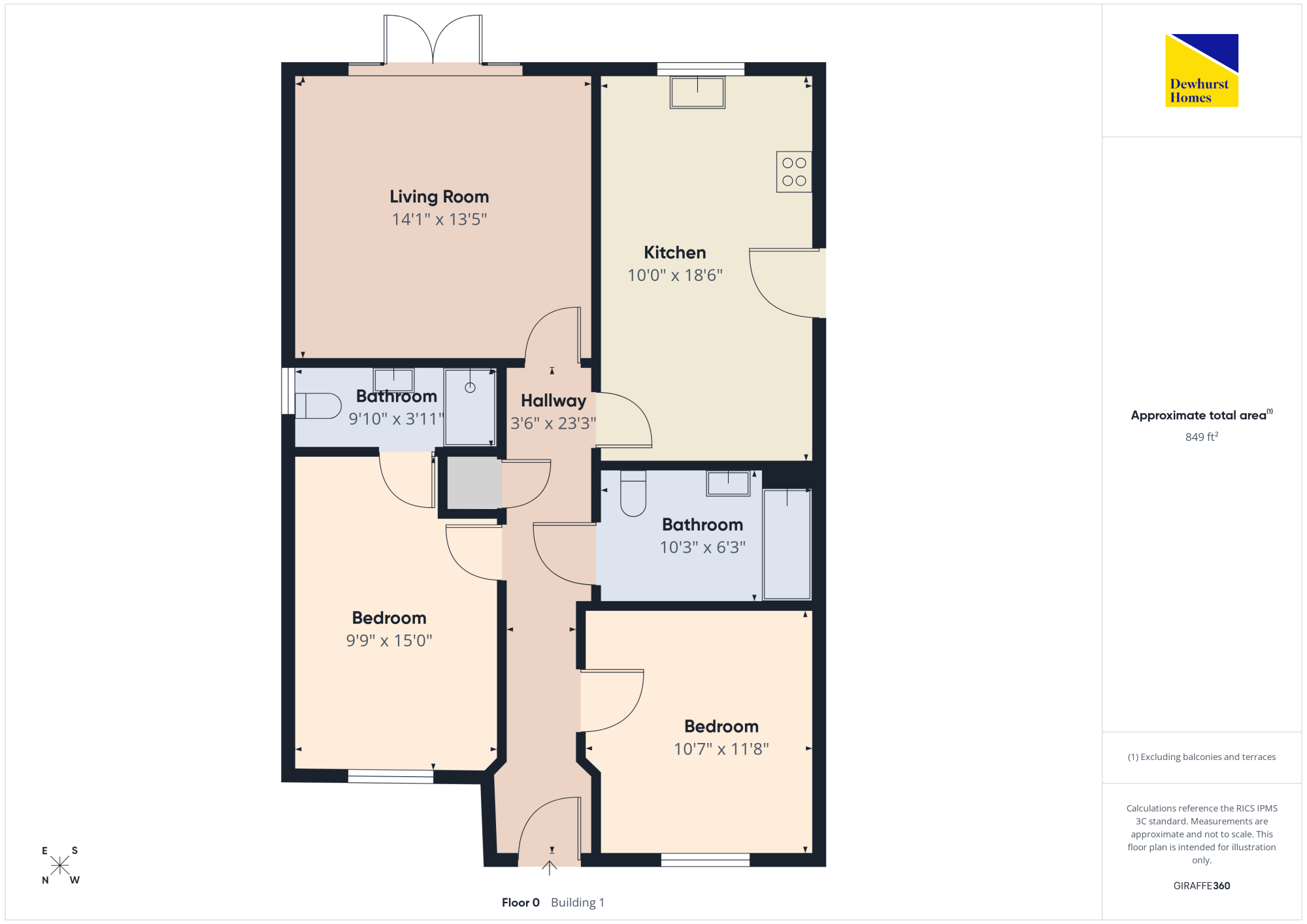 13, Inglewood, Whittingham floorplan