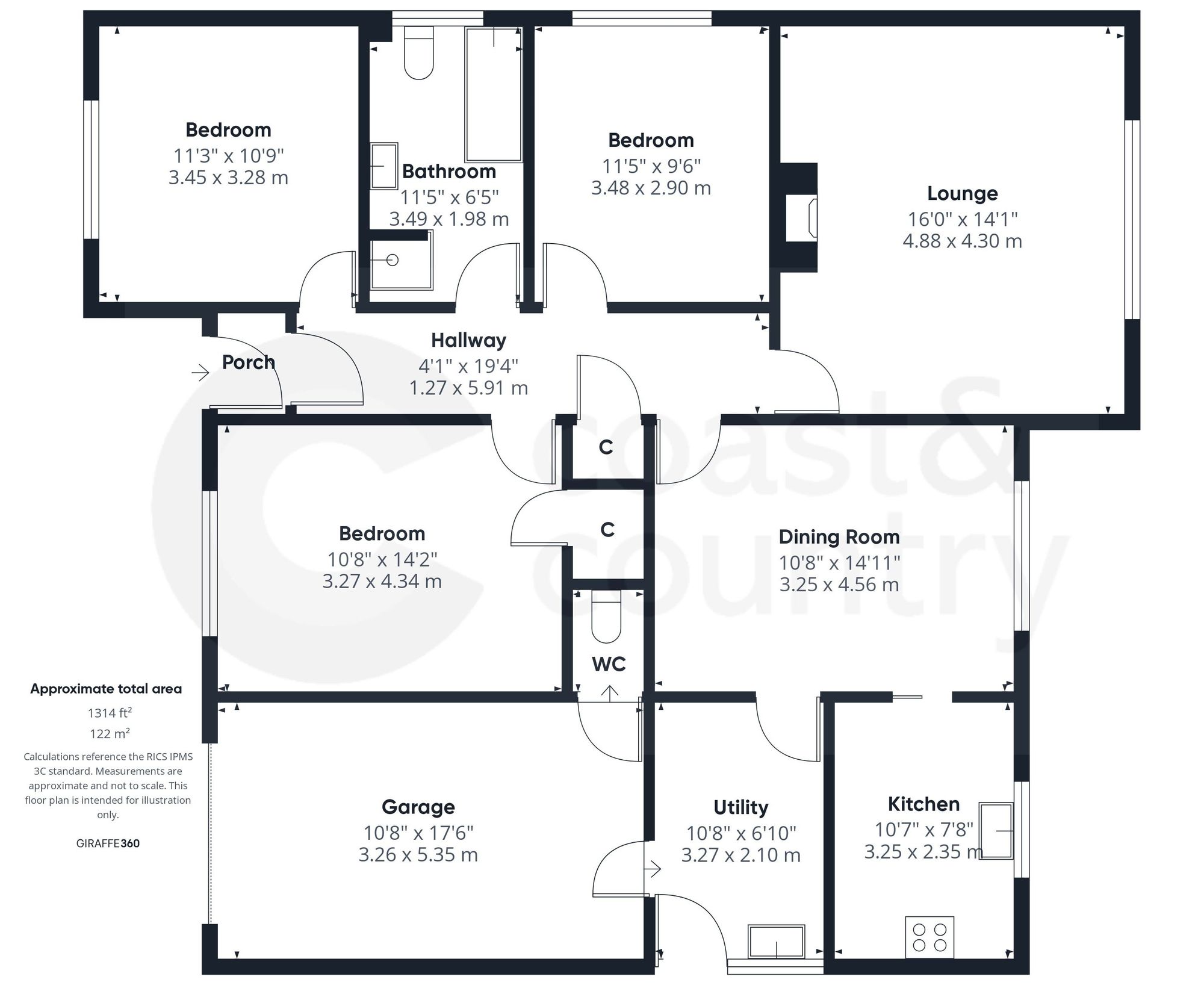 Midway Blackstone Road, Newton Abbot floorplan