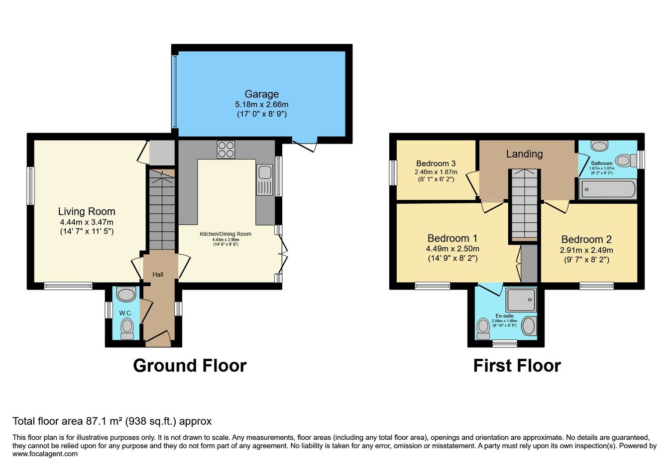 39, Swan Lane, Newark floorplan