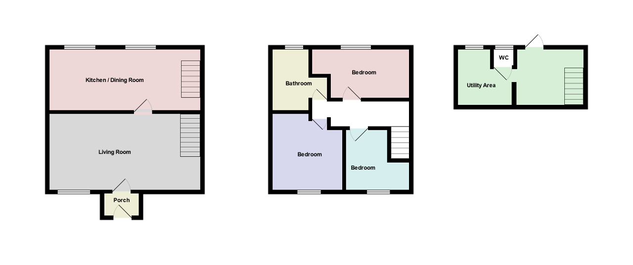 3 Bedrooms Terraced house for sale in Queen Street, Nantyglo NP23