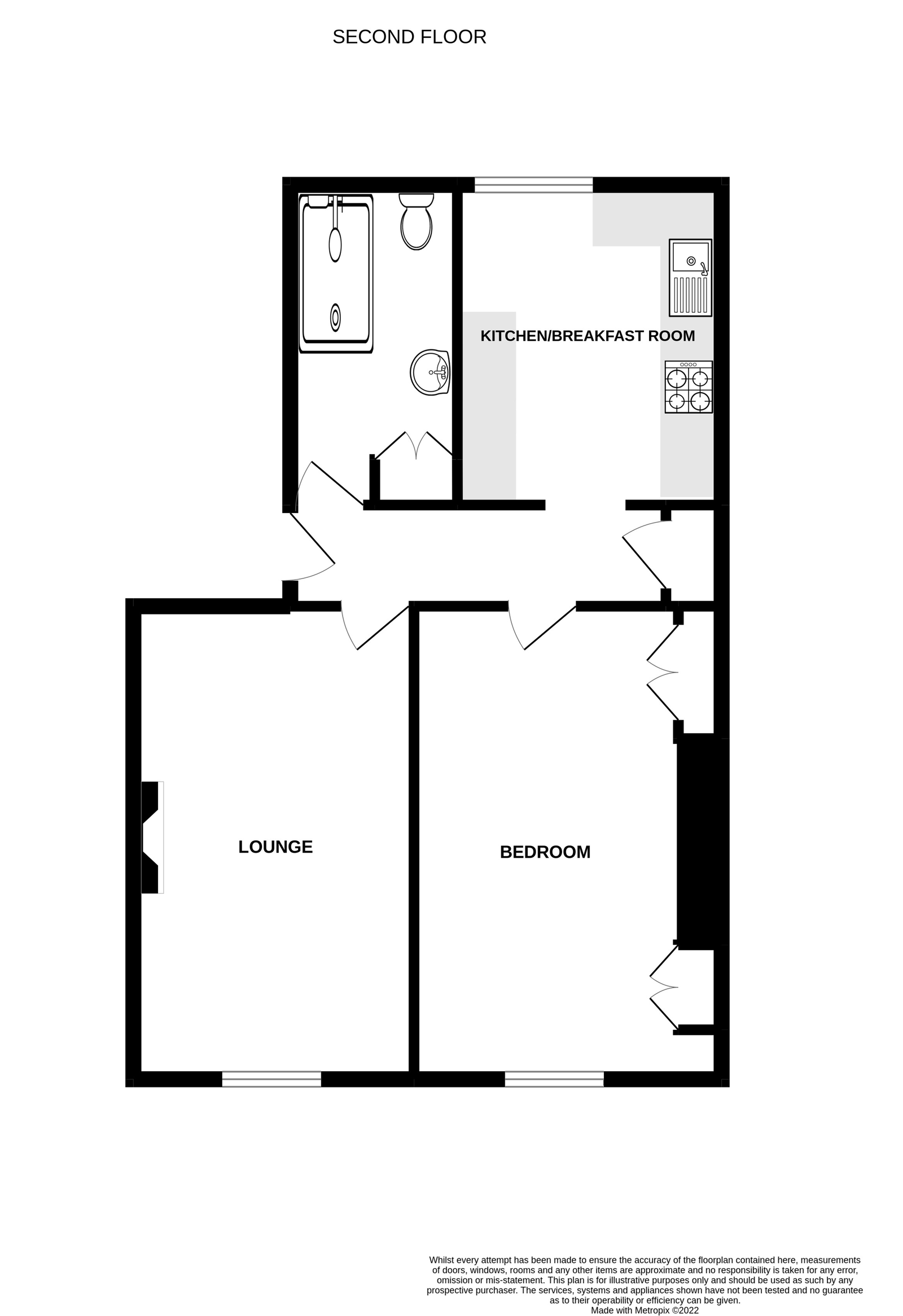 2,6 Dolforgan Court, Louisa Terrace, Exmouth floorplan