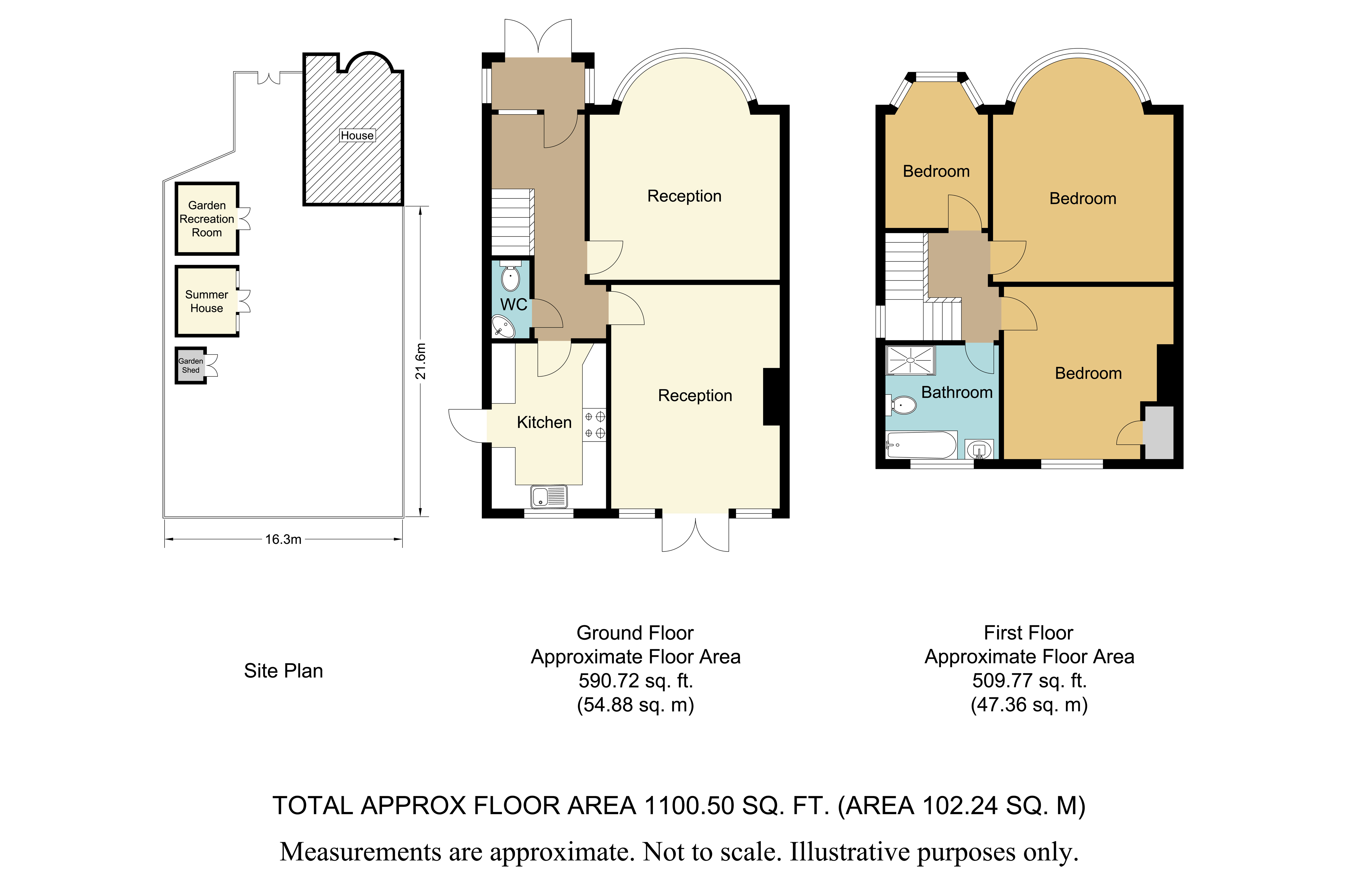 162, Clay Hill, Middlesex floorplan