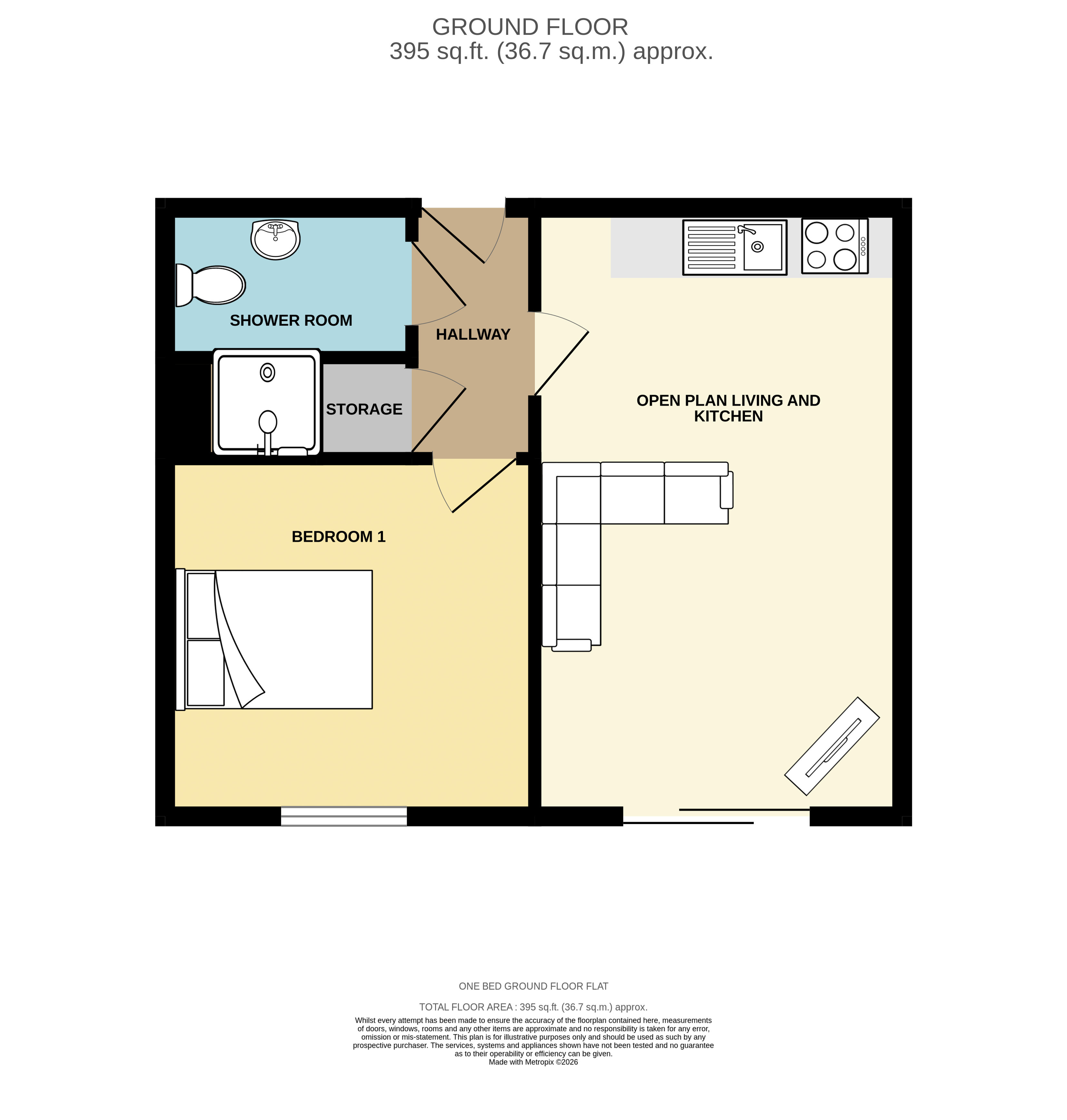 Flat 5, Pendarves House,, Vyvyans Court, Camborne floorplan