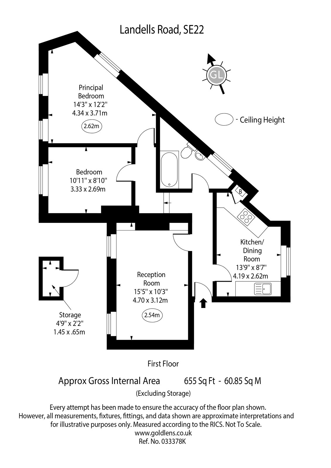 Landells Road, London floorplan