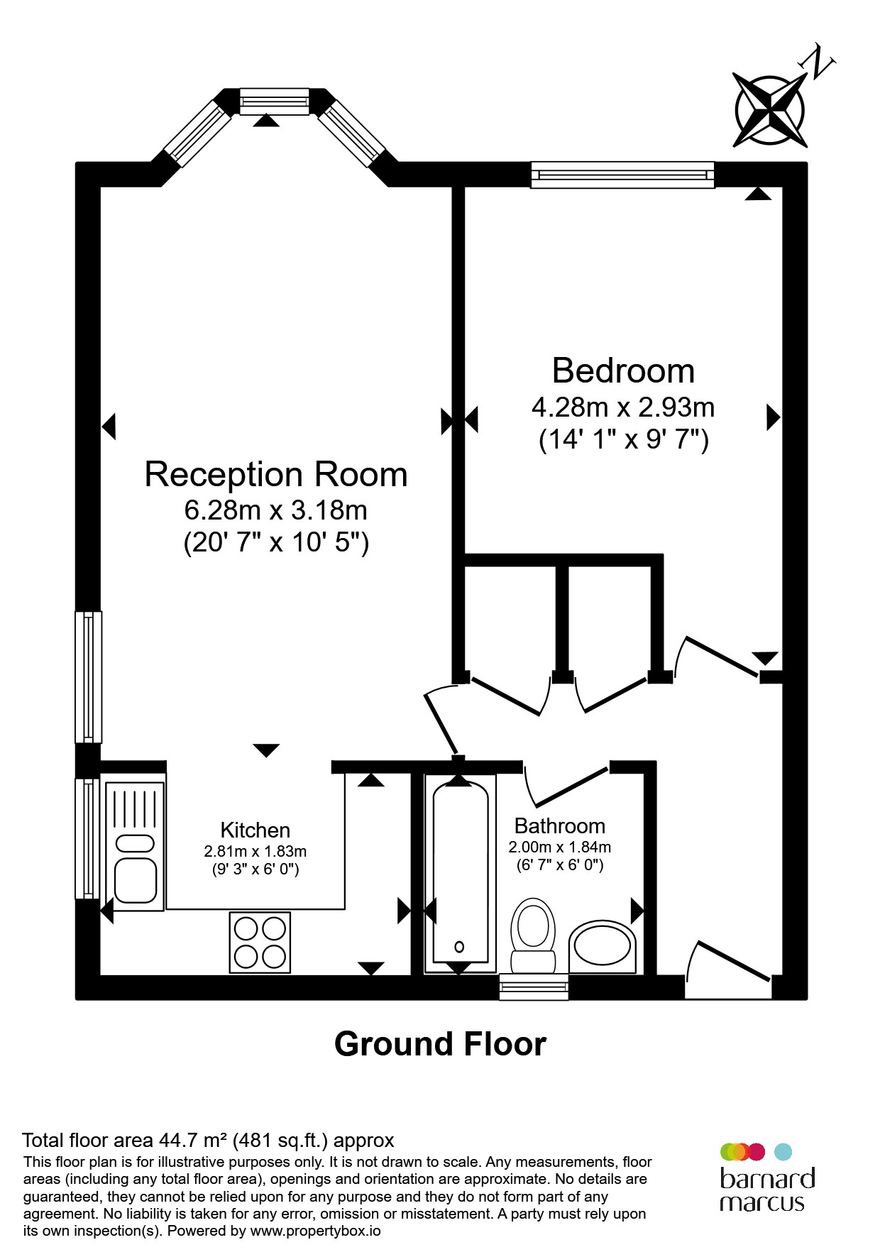 Brent View Road, London floorplan
