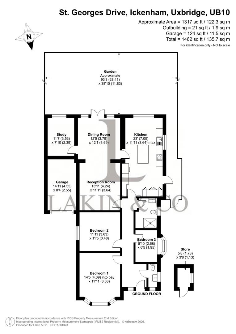 1, St Georges Drive, Ickenham floorplan