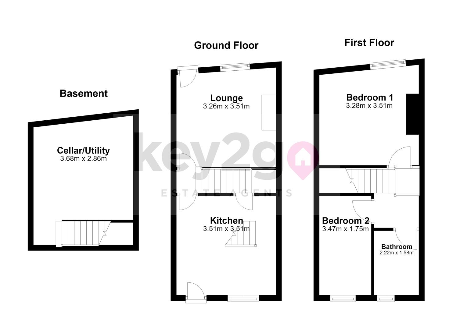 107, Barlborough Road, Chesterfield floorplan