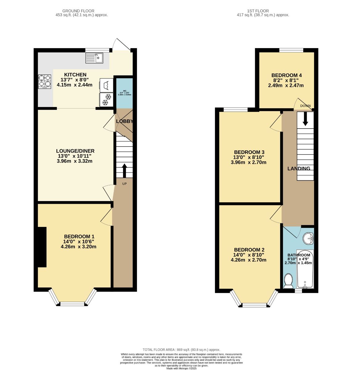 34 Brae Street, Liverpool floorplan