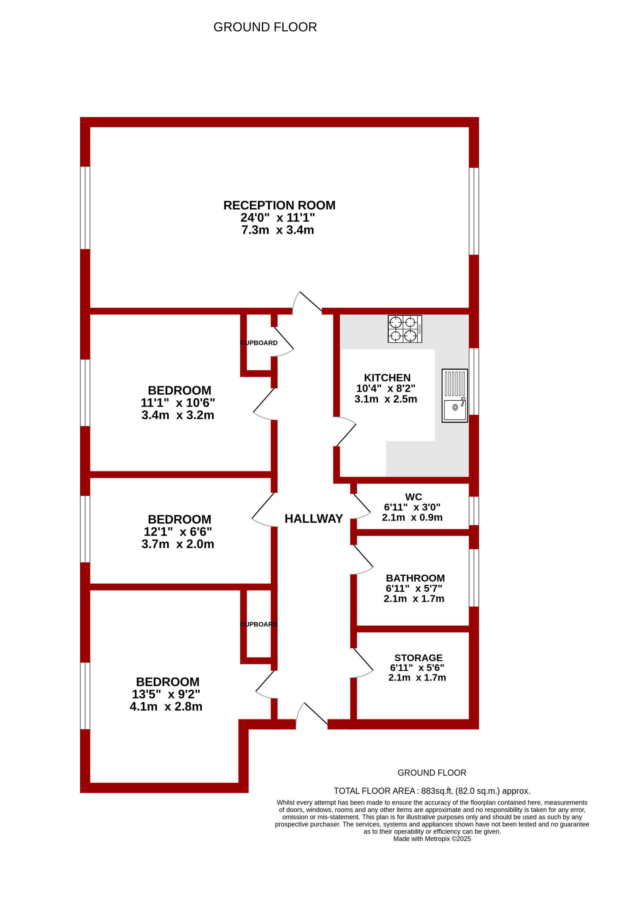 104, Cowbridge Lane, Barking floorplan
