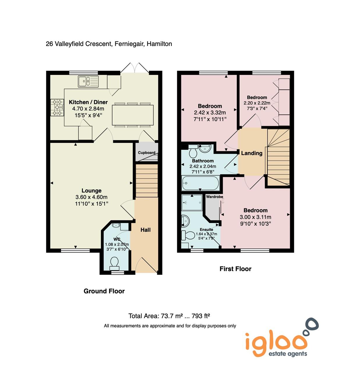 26, Valleyfield Crescent, Hamilton floorplan