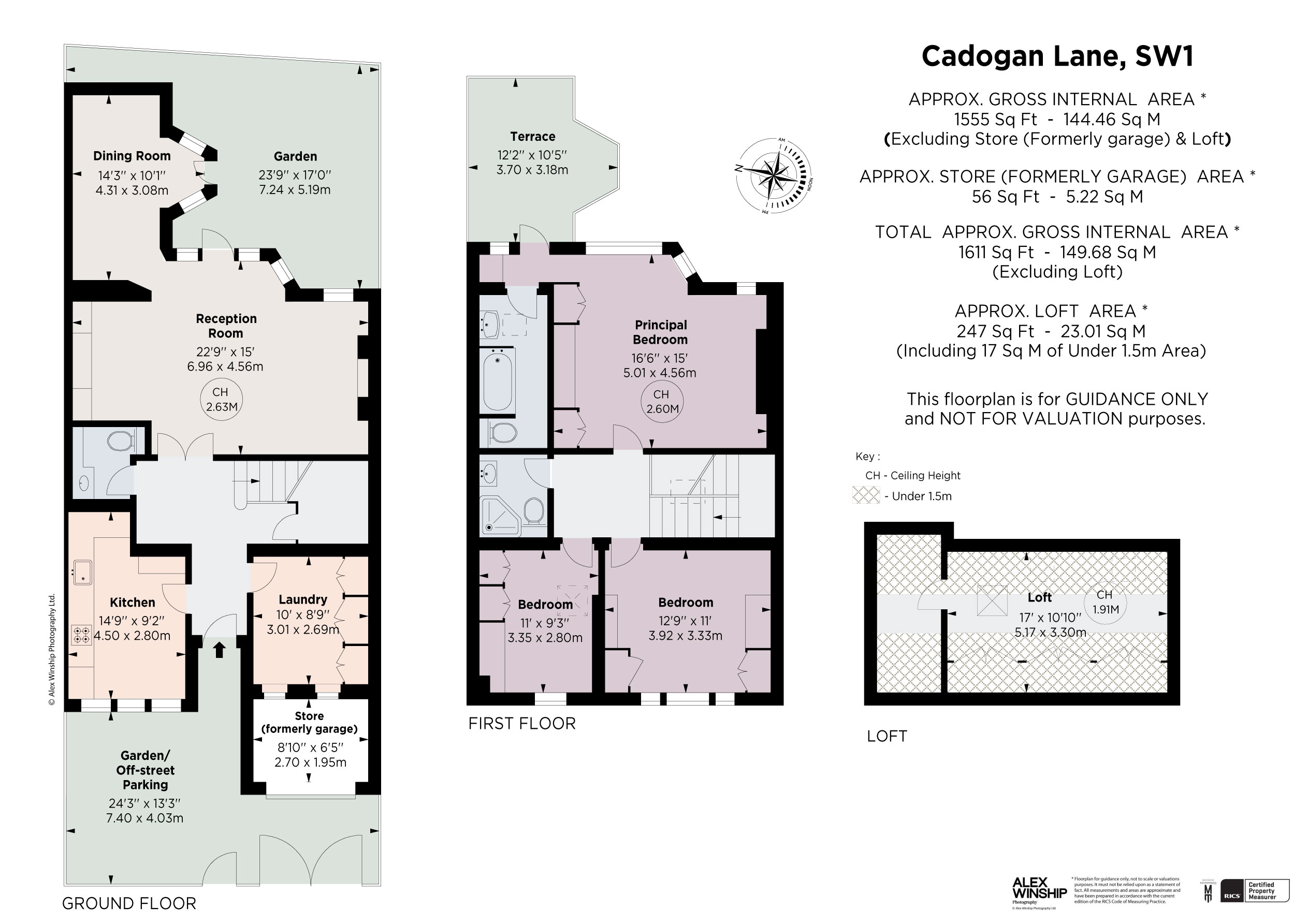 15, Cadogan Lane, London floorplan