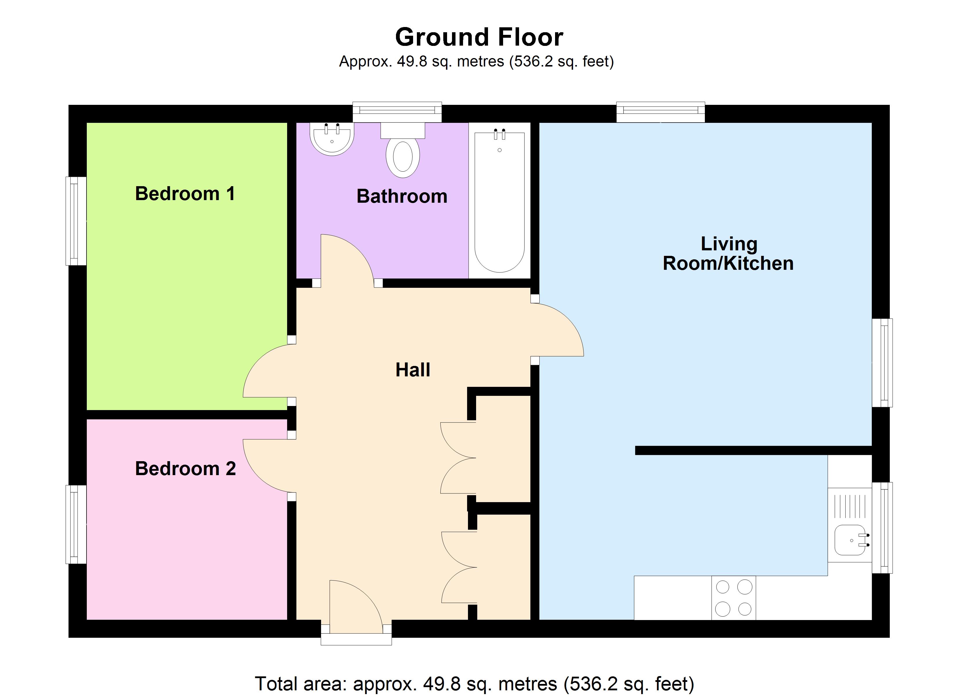 2 Bedrooms Flat to rent in Westgate Street, Nottingham NG3
