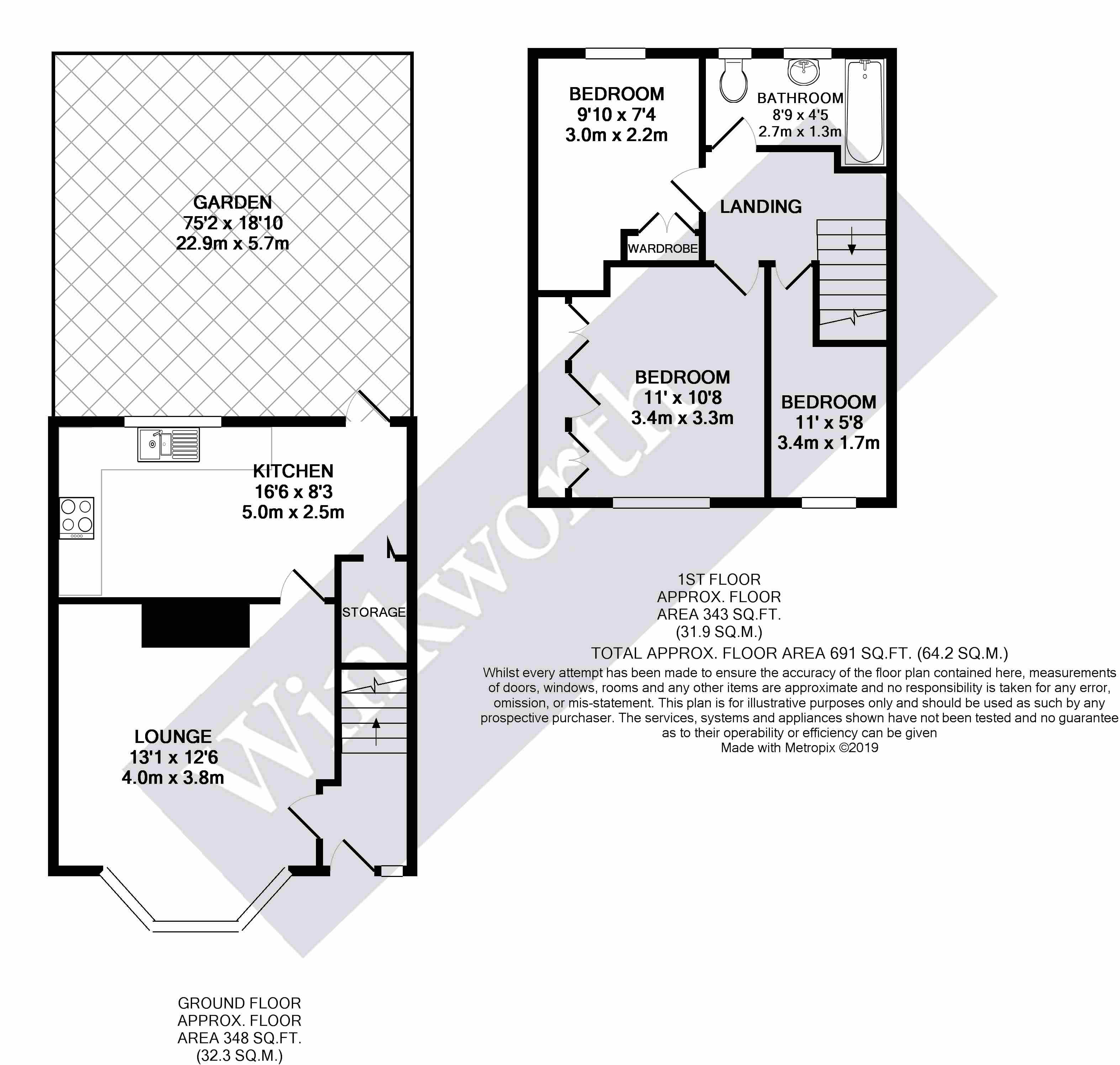 3 Bedrooms Terraced house for sale in Thirston Path, Borehamwood, Hertfordshire WD6