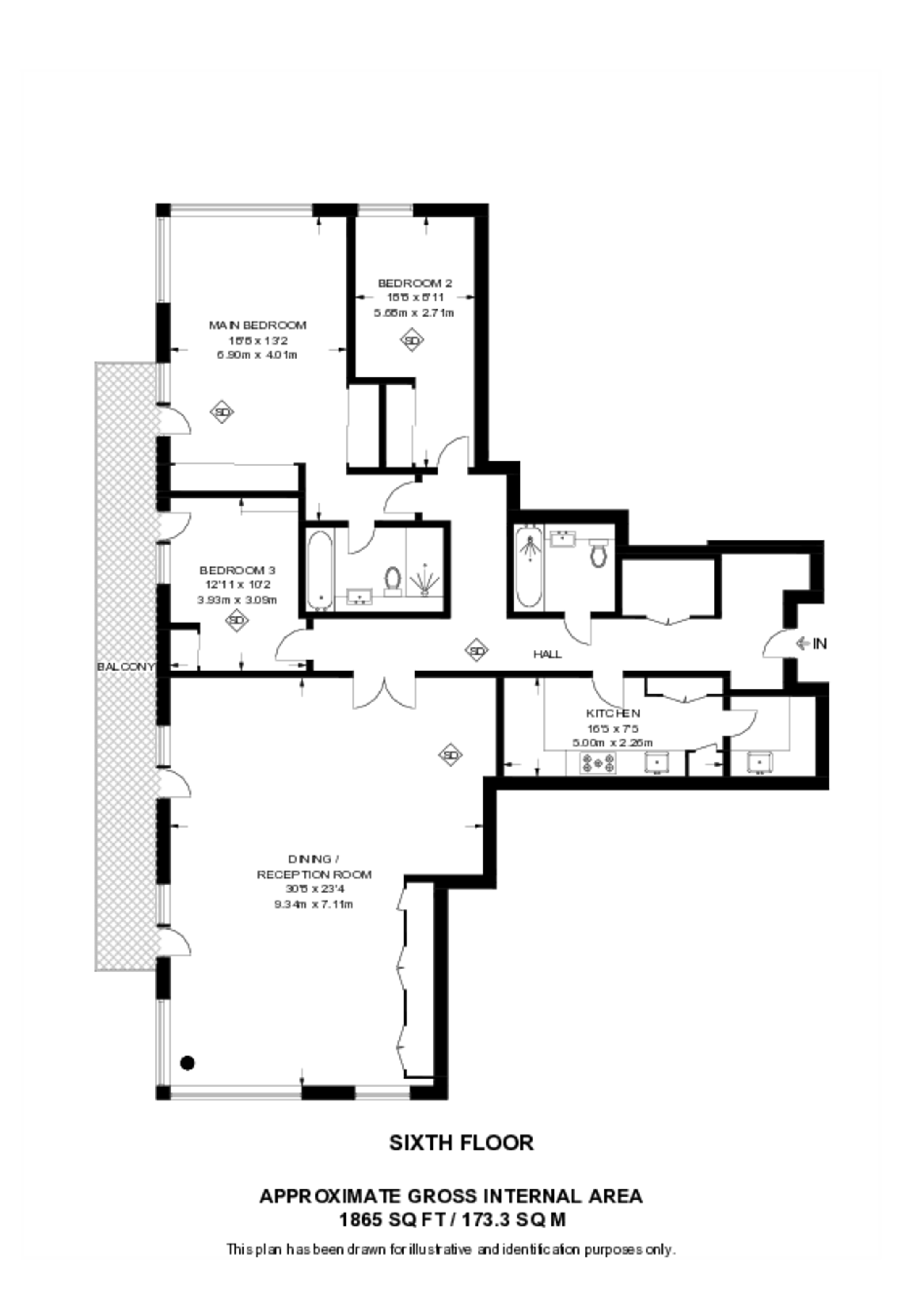 Spinnaker House, Battersea Reach, Battersea floorplan