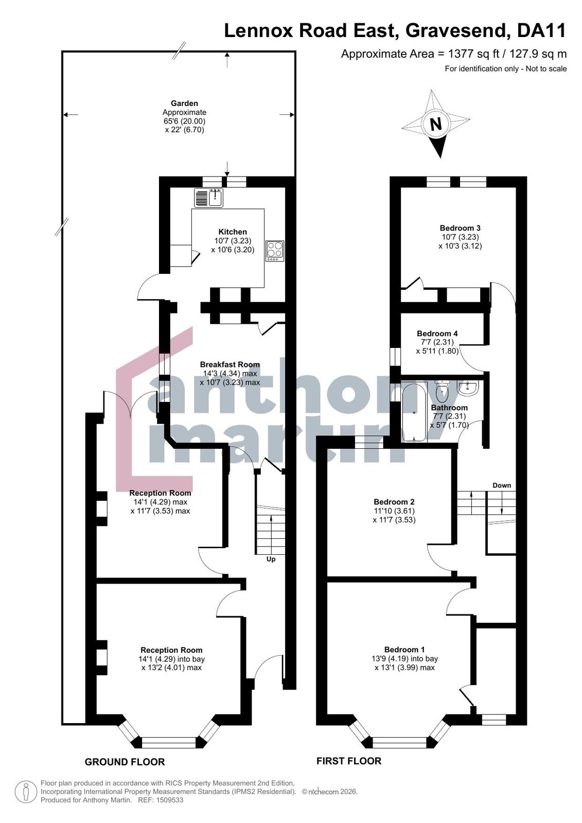 16, Lennox Road East, Kent floorplan